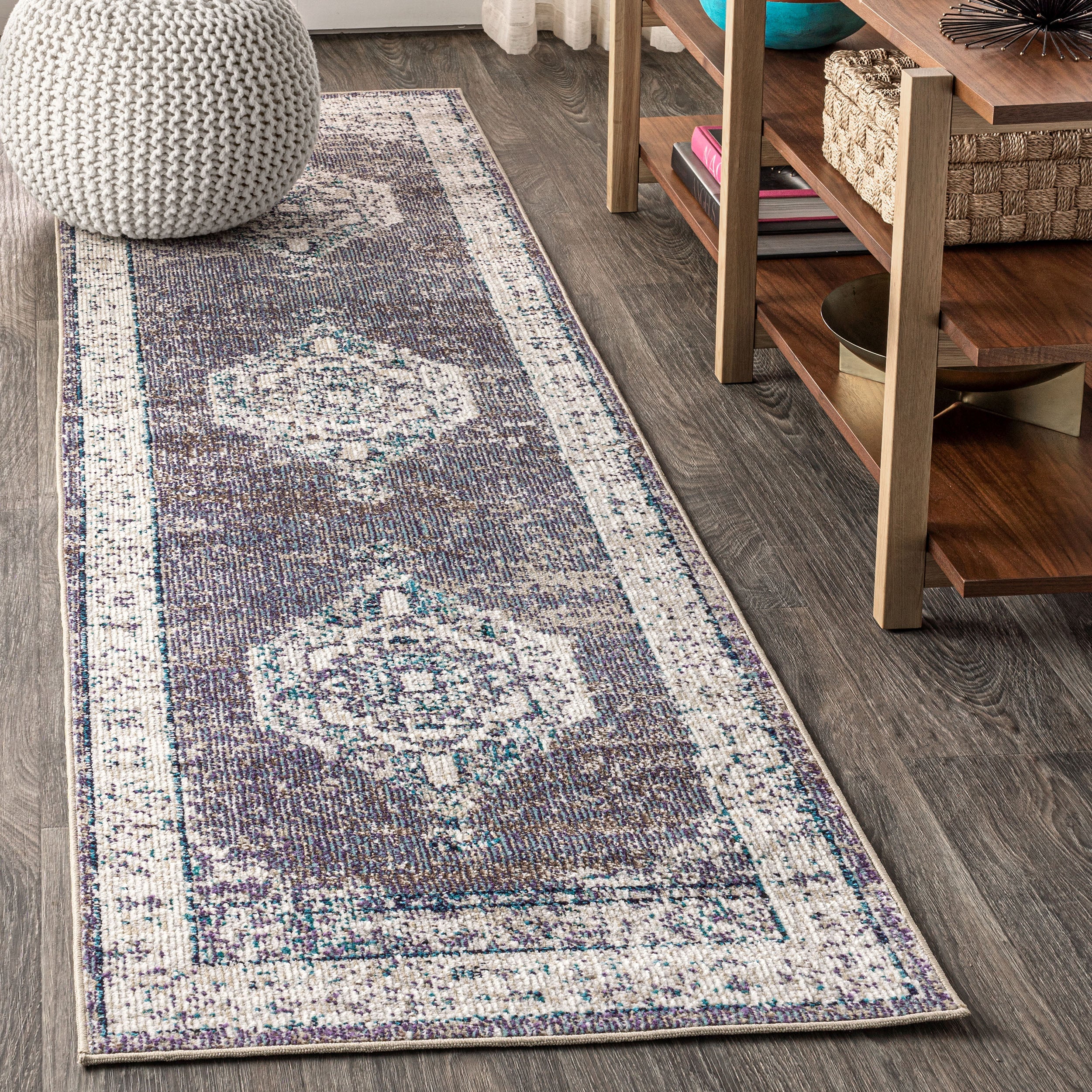 Ankara Vintage Medallion Runner Rug