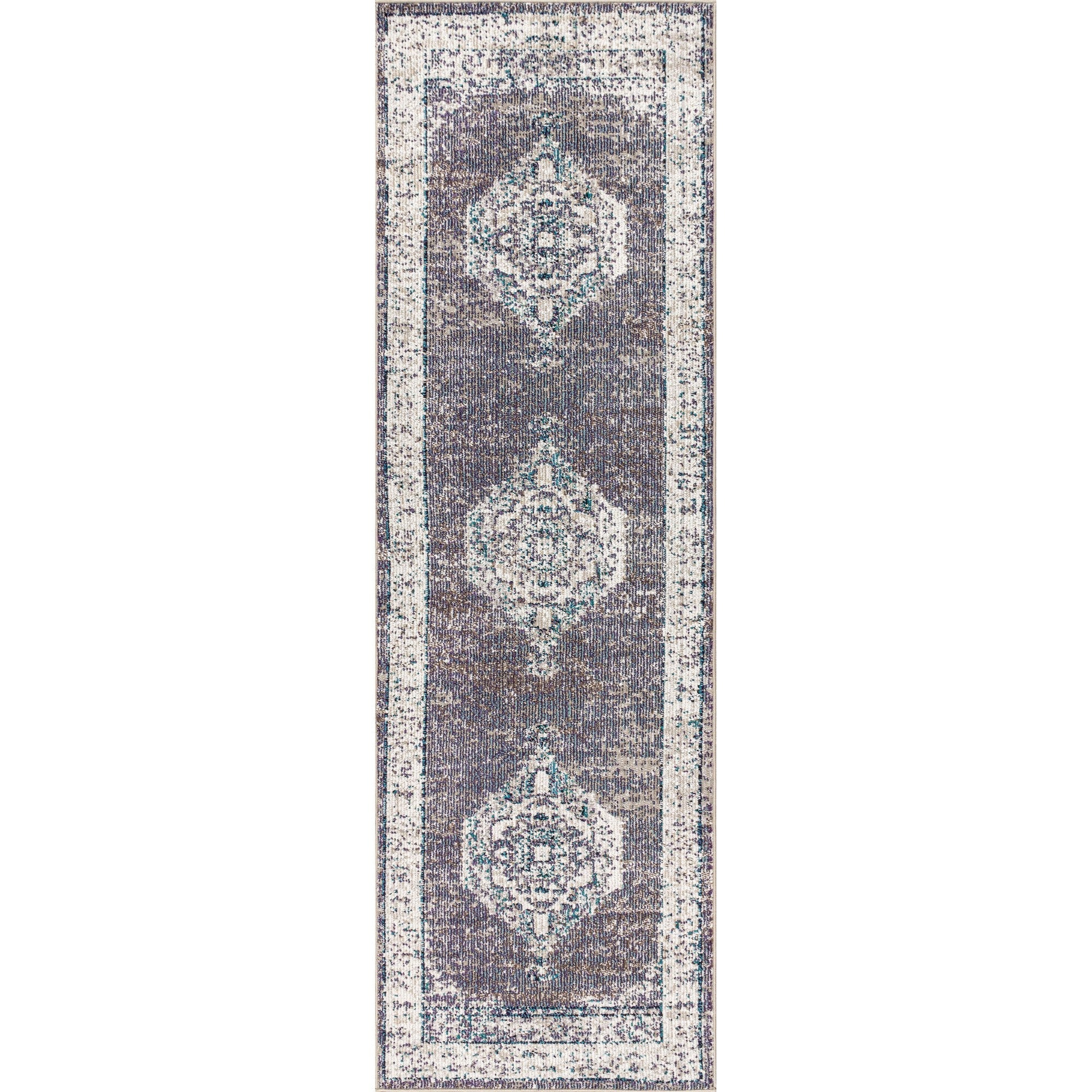 Ankara Vintage Medallion Runner Rug