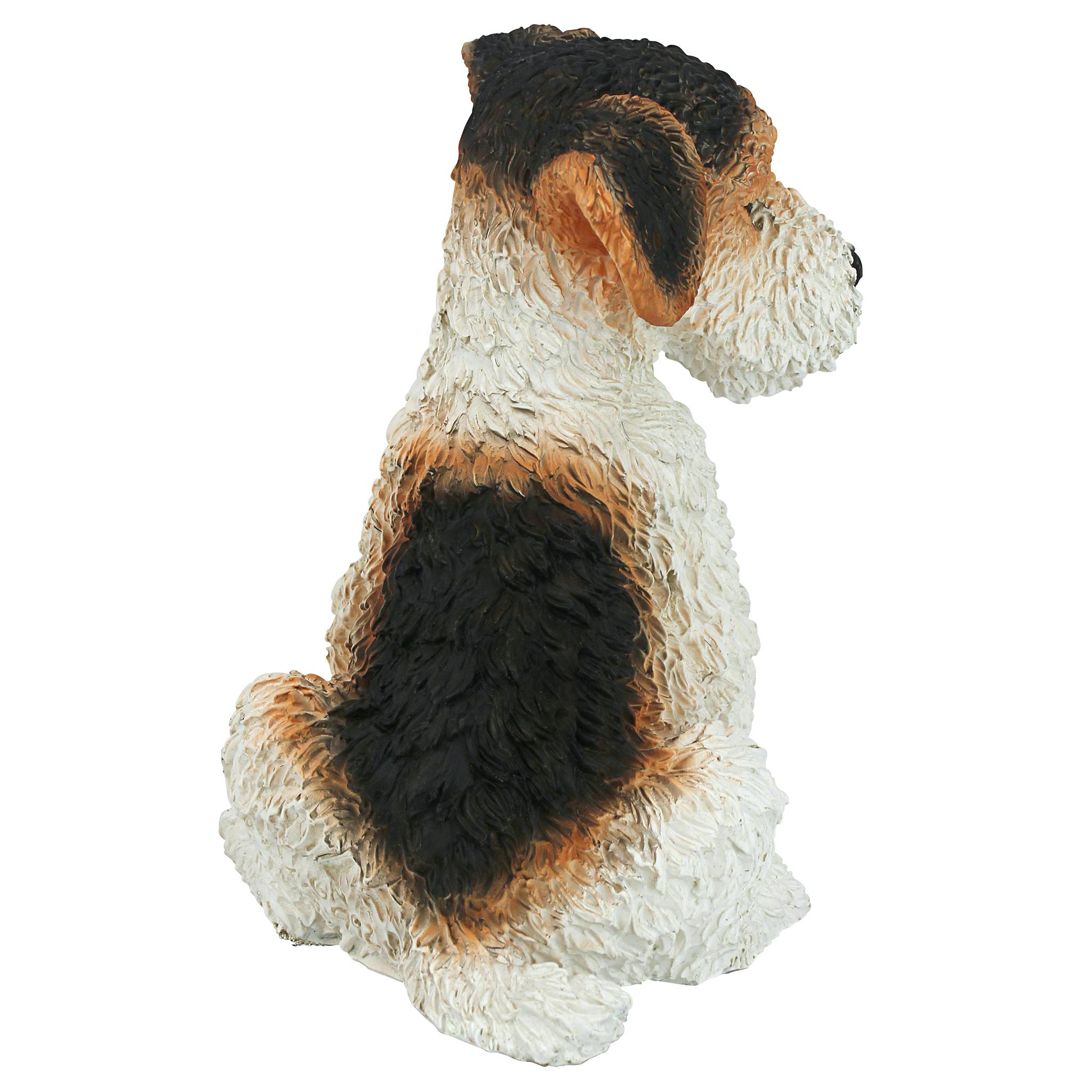 Fox Terrier Puppy Dog Statue