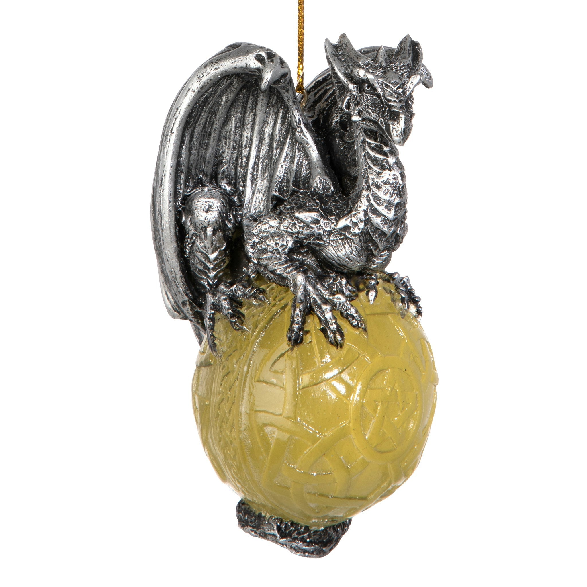 Protector of the Gothic Portal Celtic Dragon 2010 Holiday Ornament