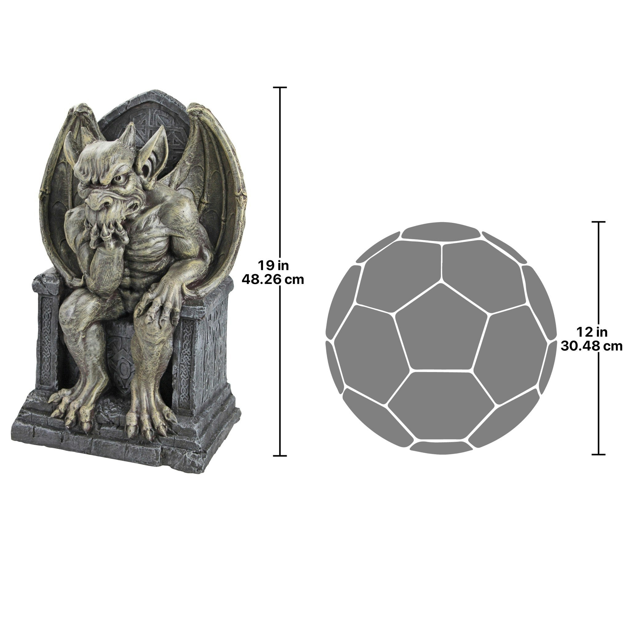 Hemlock's Gargoyle Throne Statue: Large