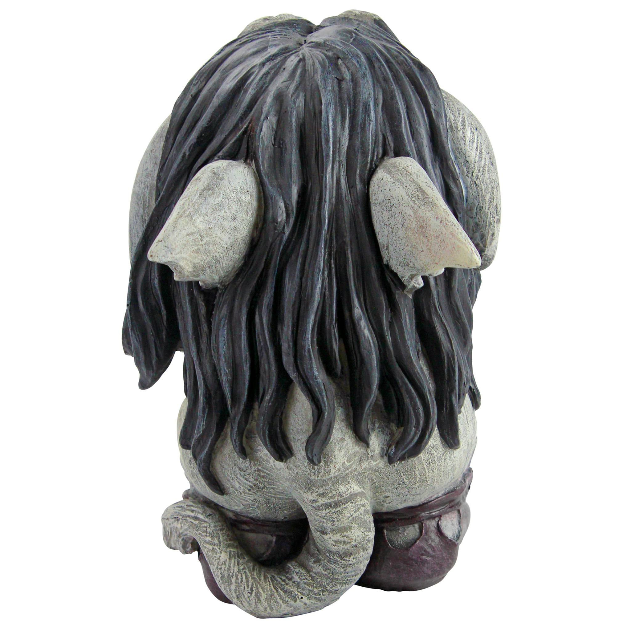 Pondering Sylvester, the Cynical Gnome Troll Statue