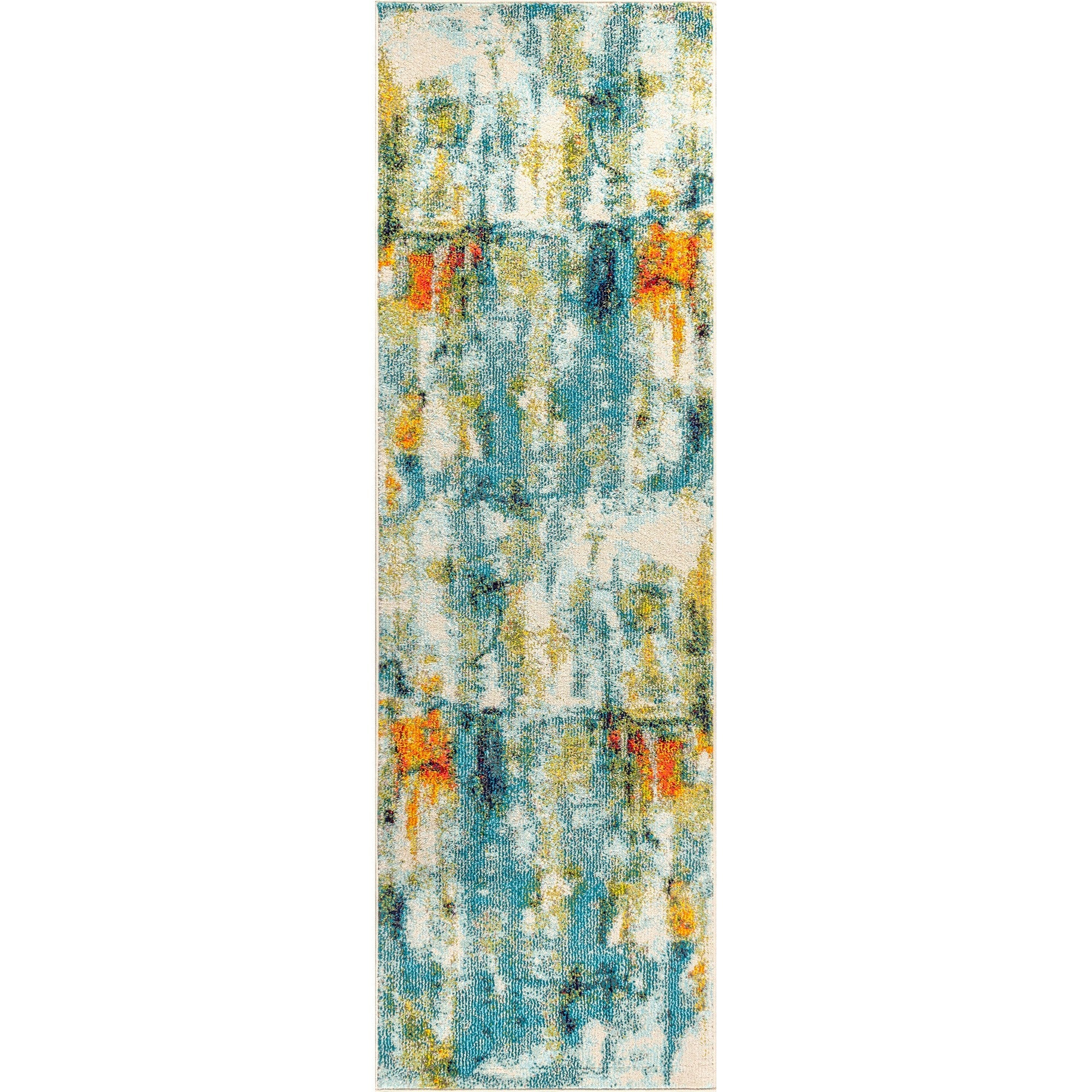 Contemporary POP Modern Abstract Waterfall Runner Rug