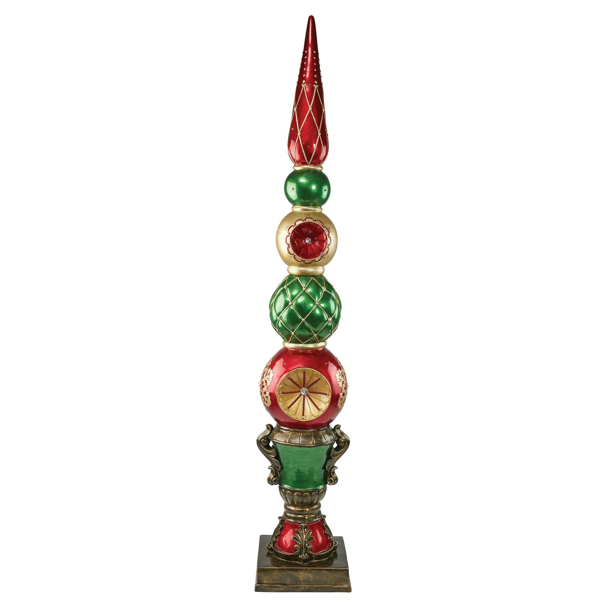 Ornament Topiary Illuminated Holiday Statue