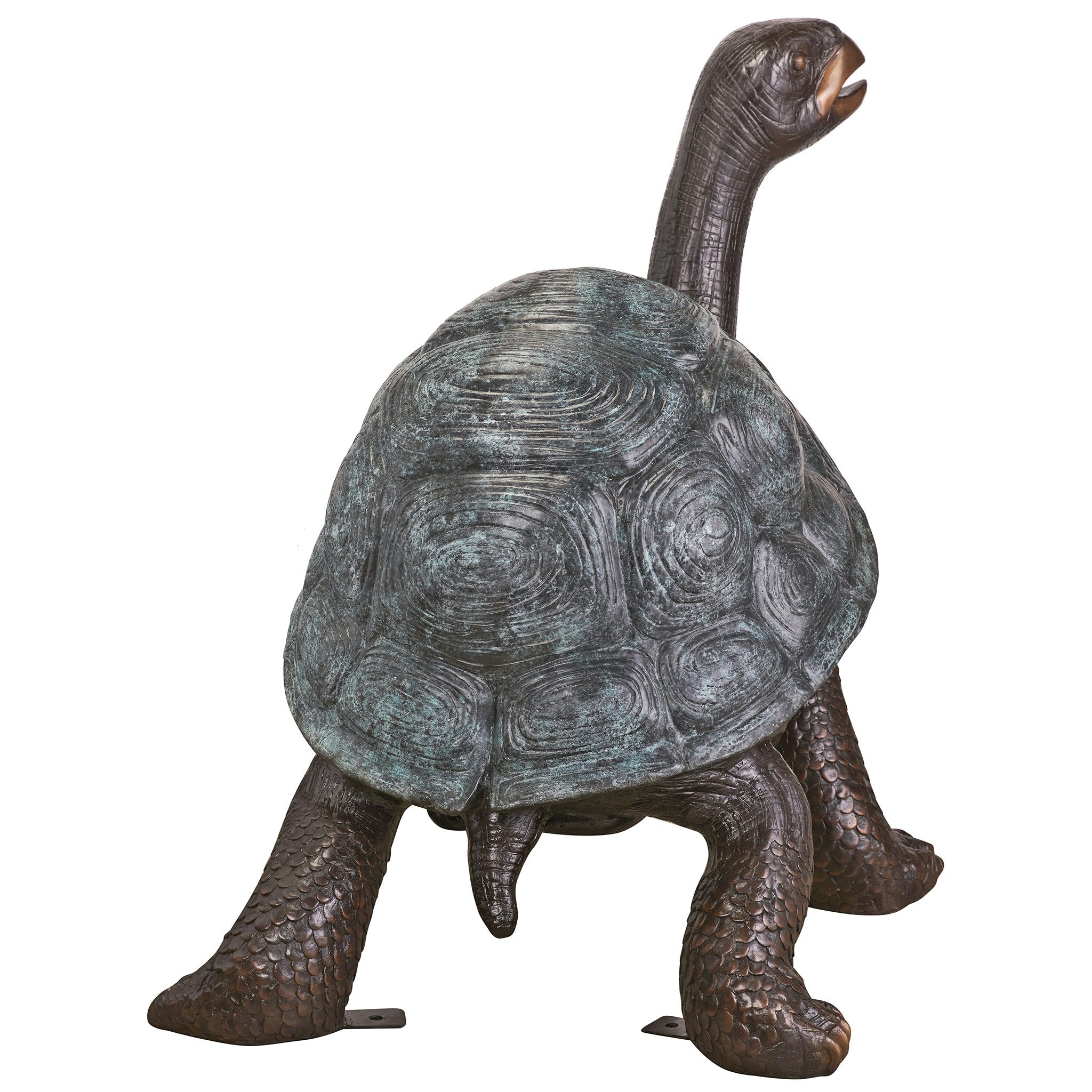 The Curious Tortoise Cast Bronze Turtle Garden Statue