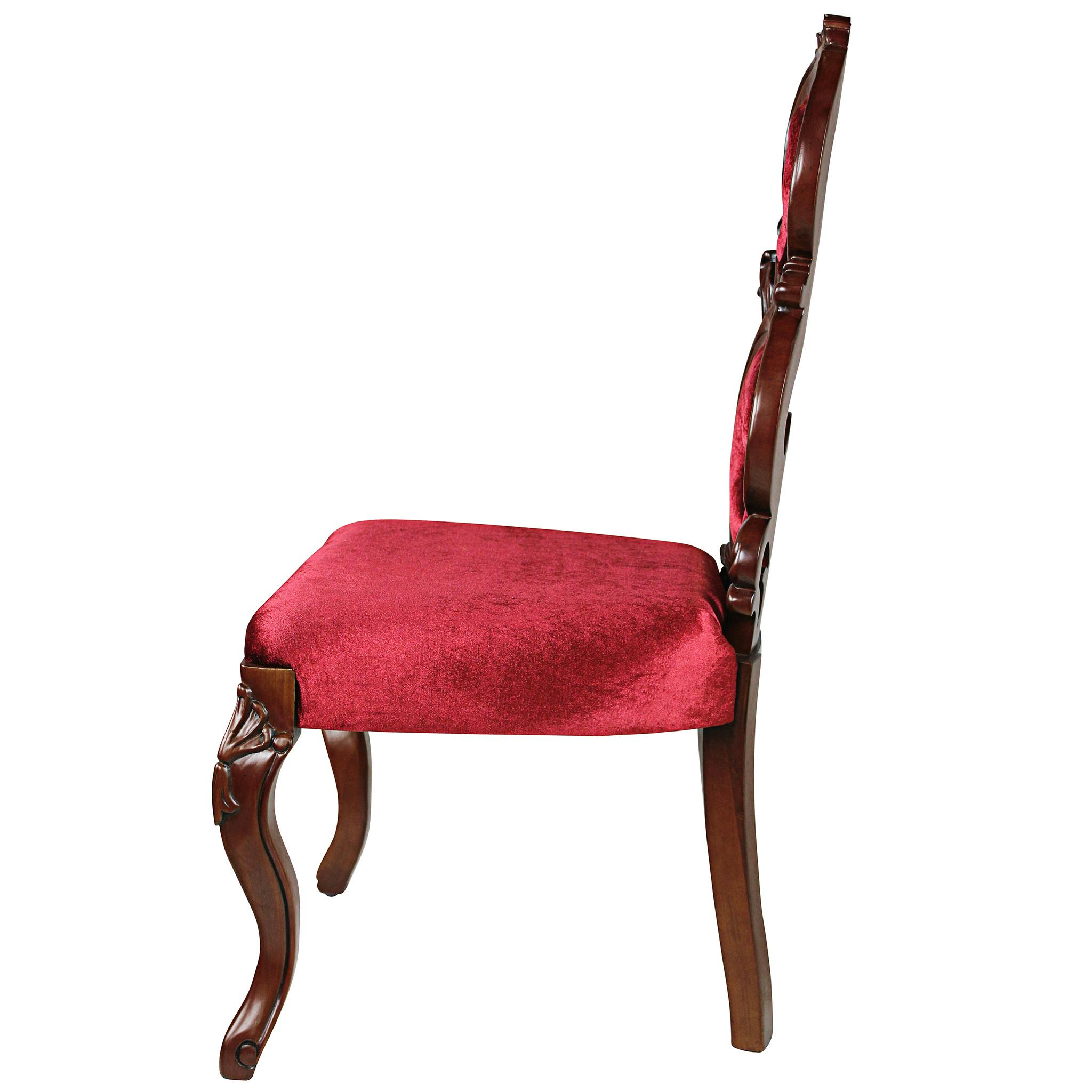 Graceful Curve Renaissance Accent Chair