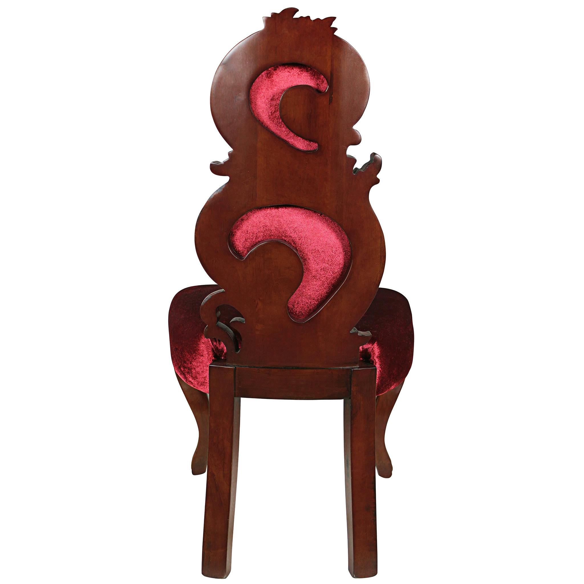 Graceful Curve Renaissance Accent Chair