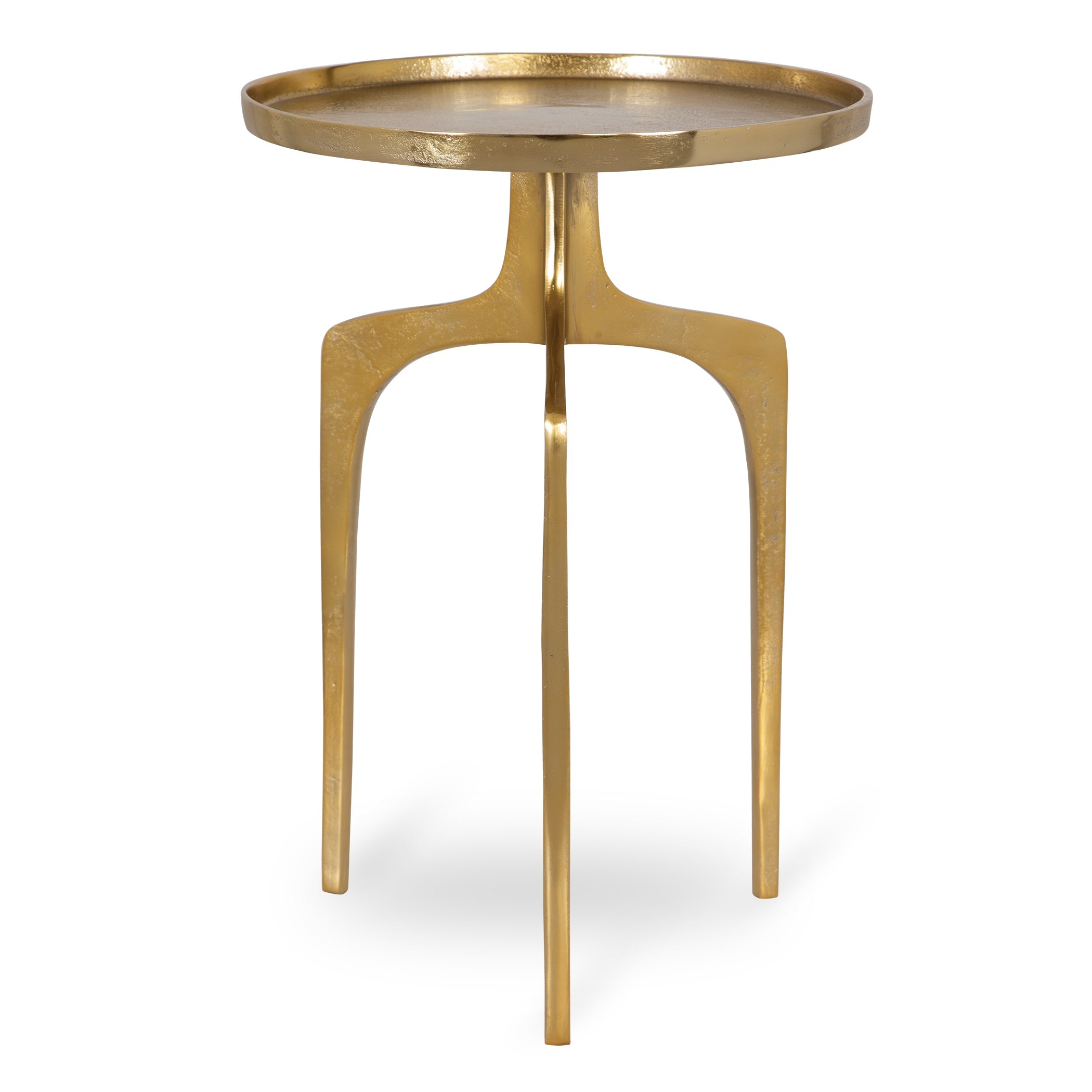 Soft Gold Textured Accent Table By Uttermost