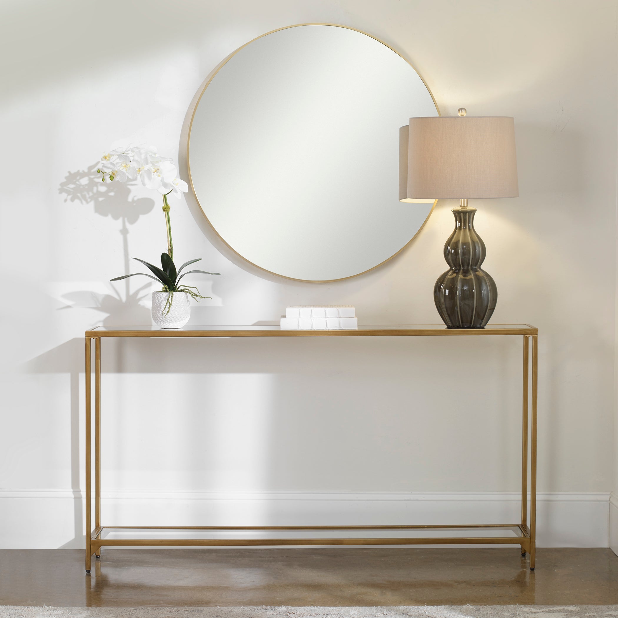 Iron Gold Console Table By Uttermost