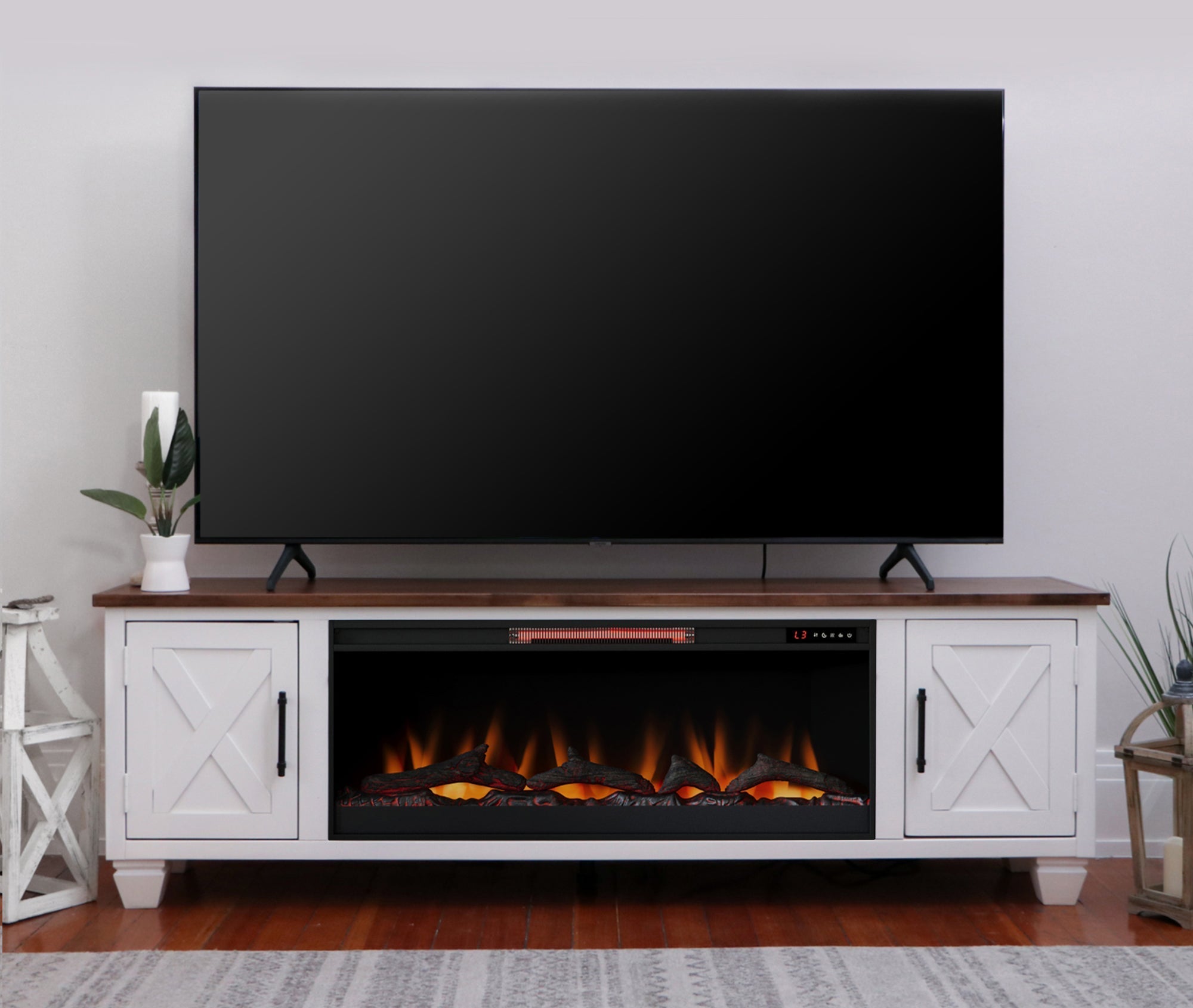 78" Liberty Fireplace TV Stand