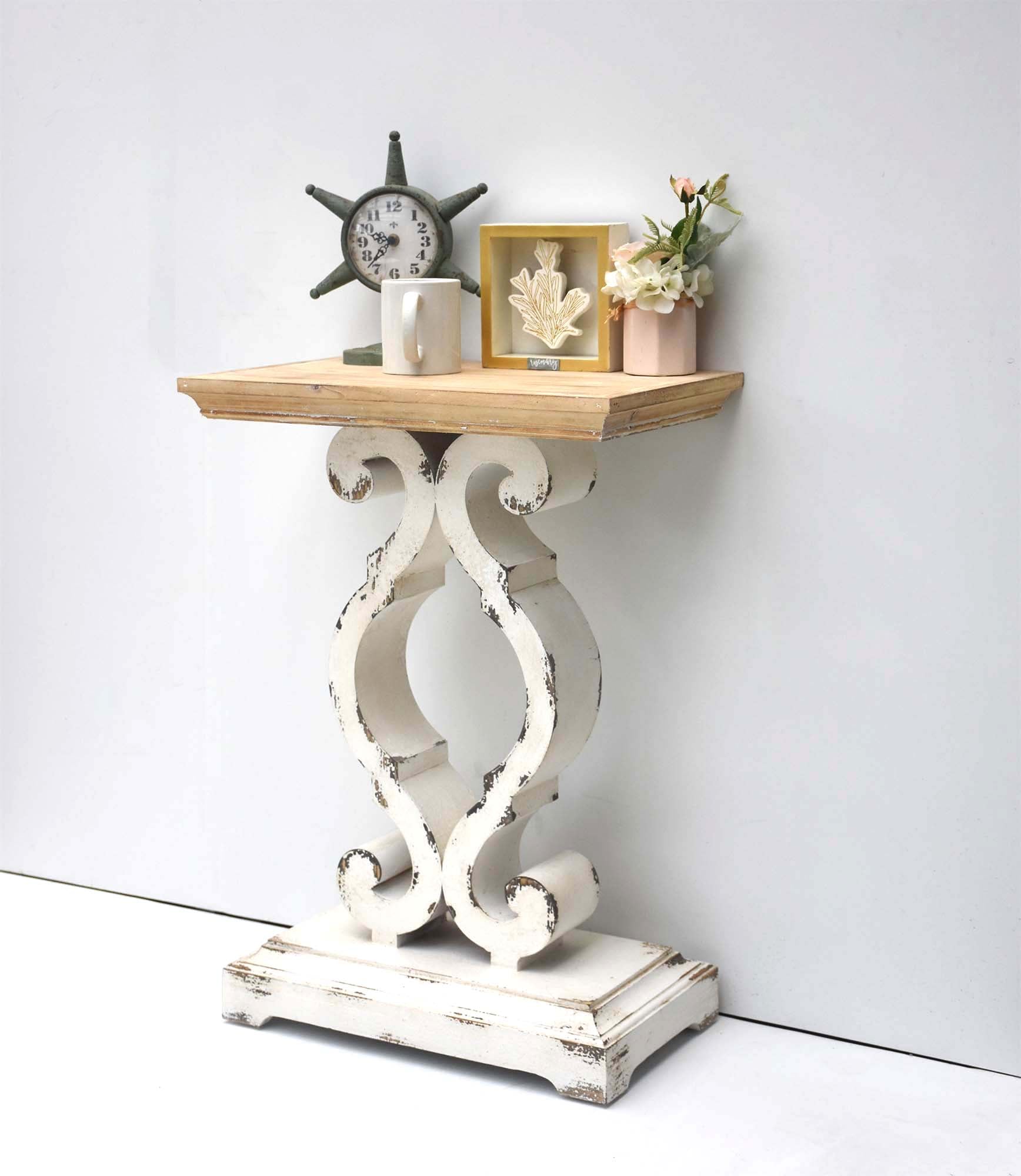 French Country Accent Side Table