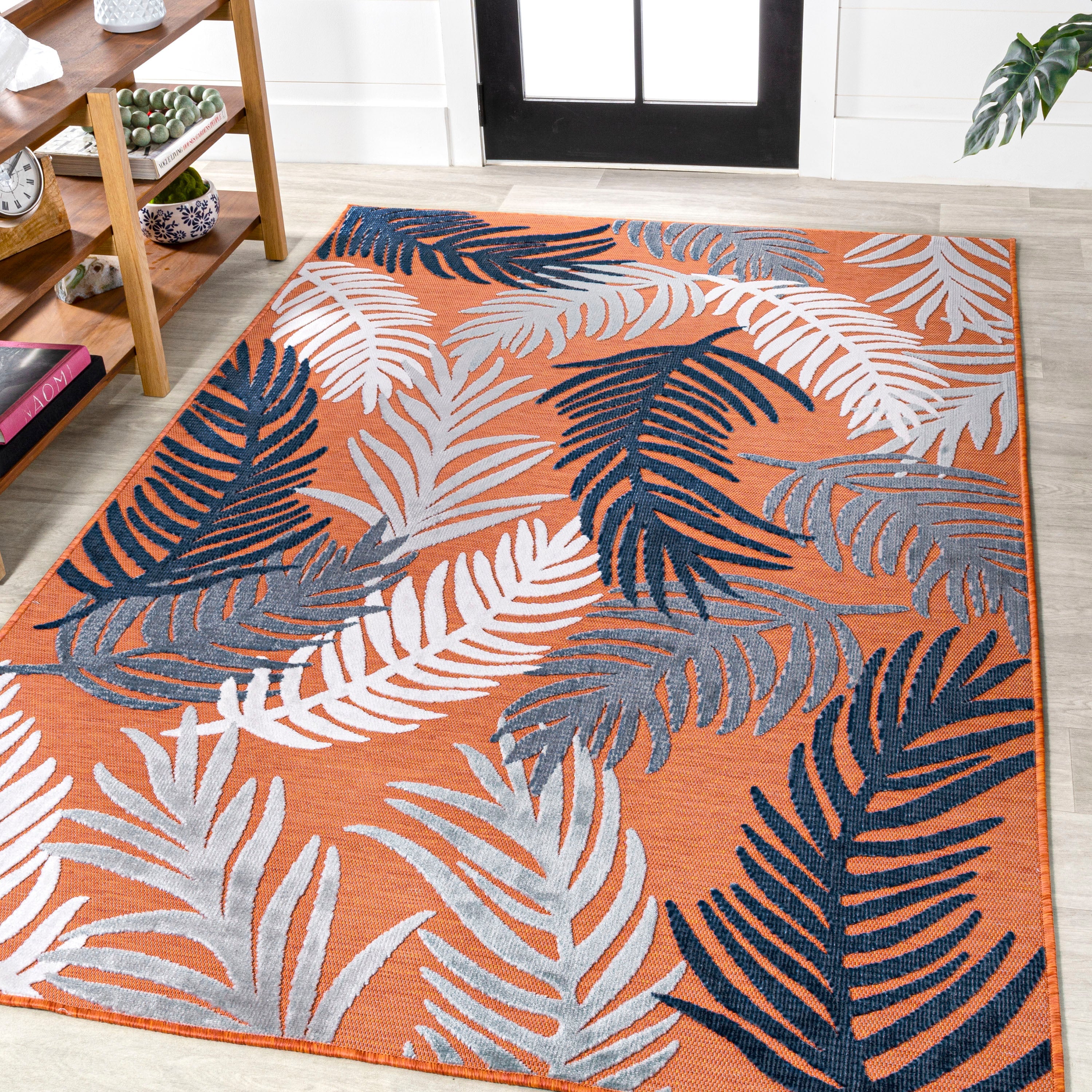 Montego High-Low Tropical Palm Indoor/Outdoor Area Rug