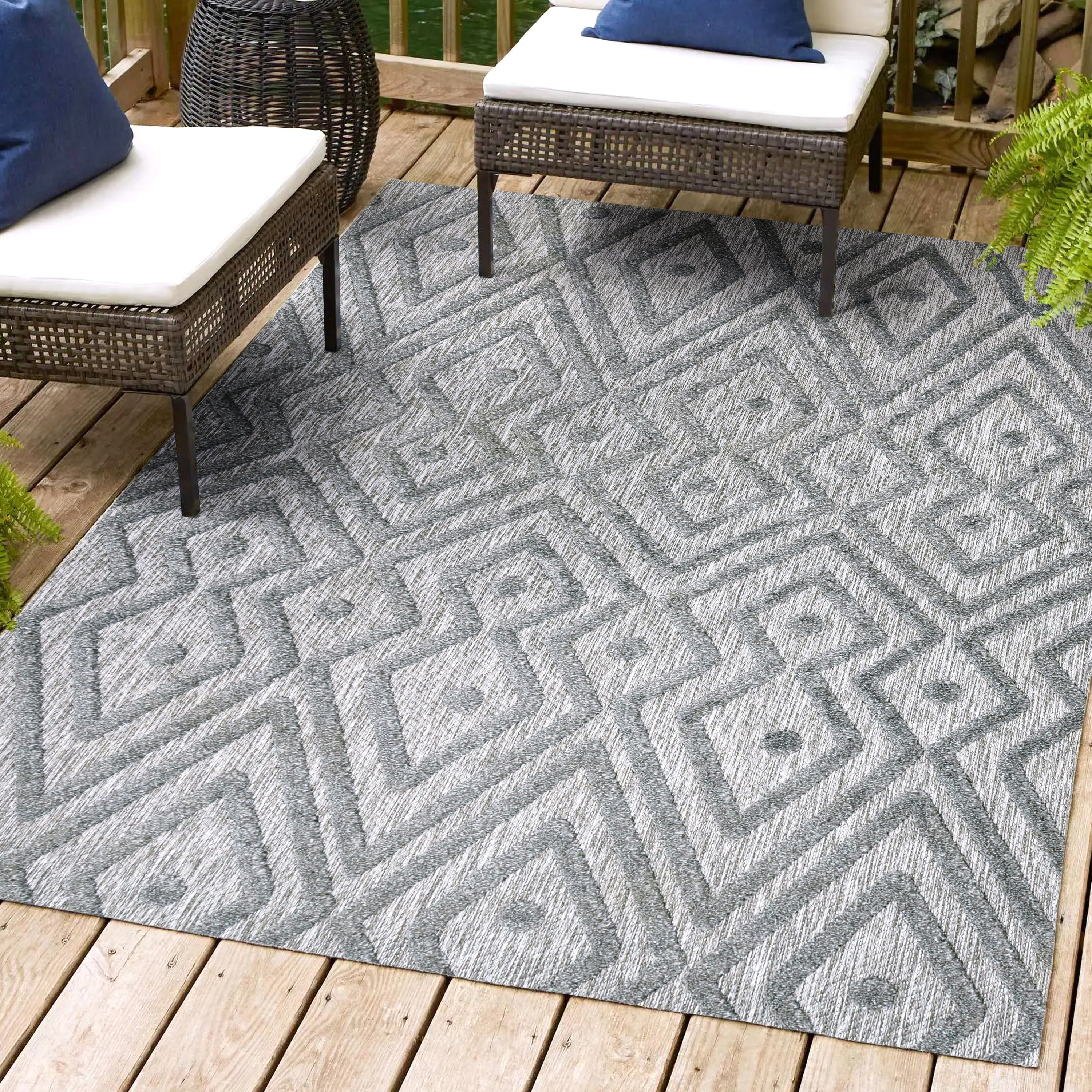 Balansat Moroccan Diamond Indoor/Outdoor Area Rug