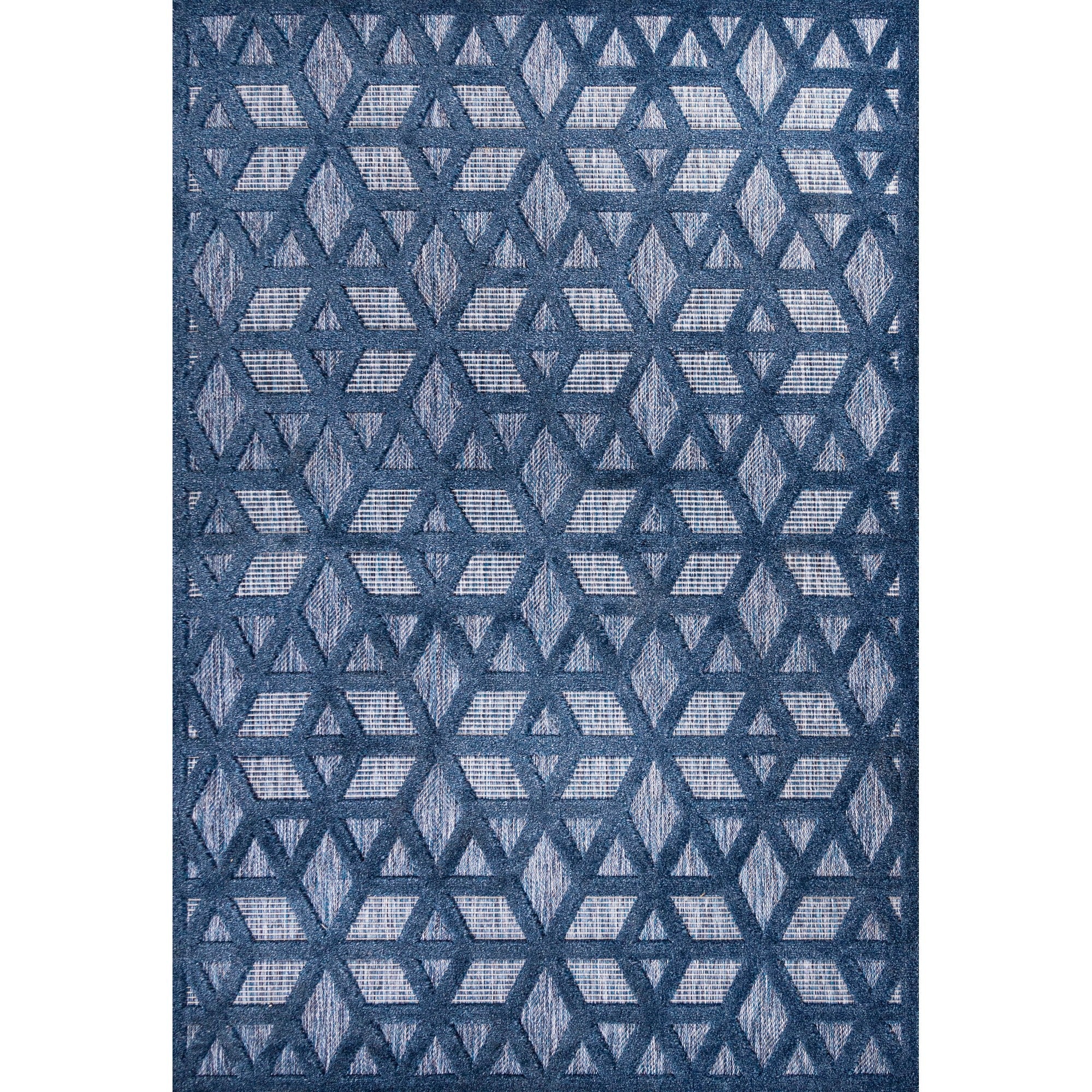 Talaia Neutral Geometric Indoor/Outdoor Area Rug