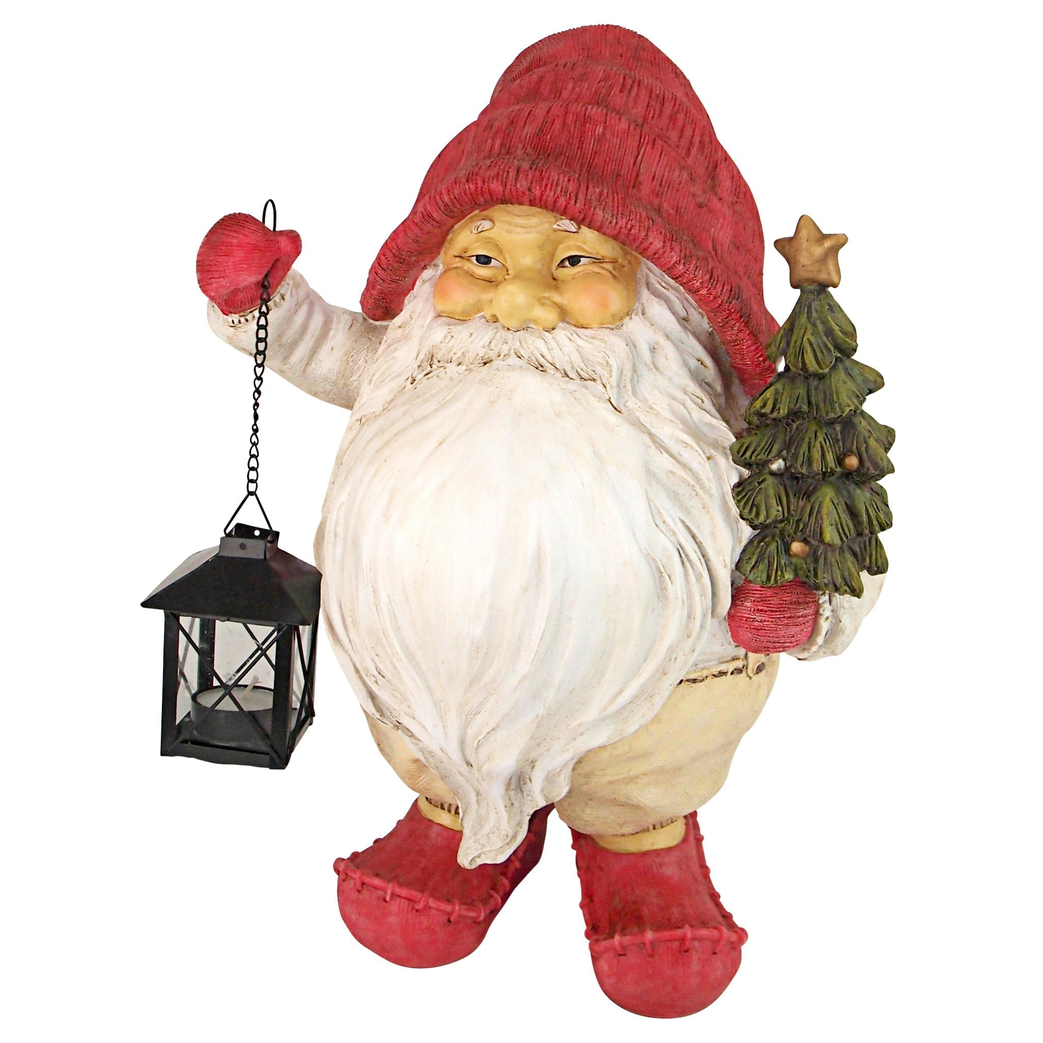 Lighting Santa's Path Whitey the Holiday Gnome Statue