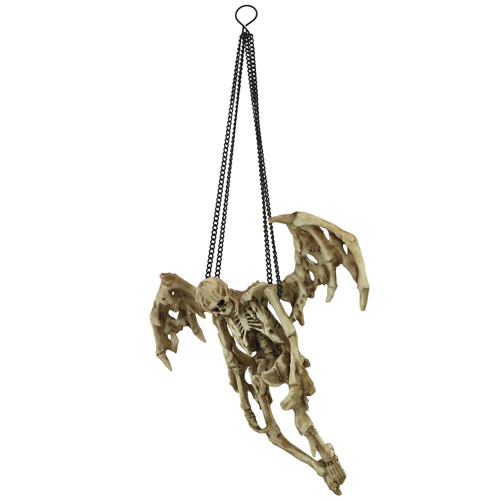 Suspending Death Gothic Hanging Skeleton Sculpture