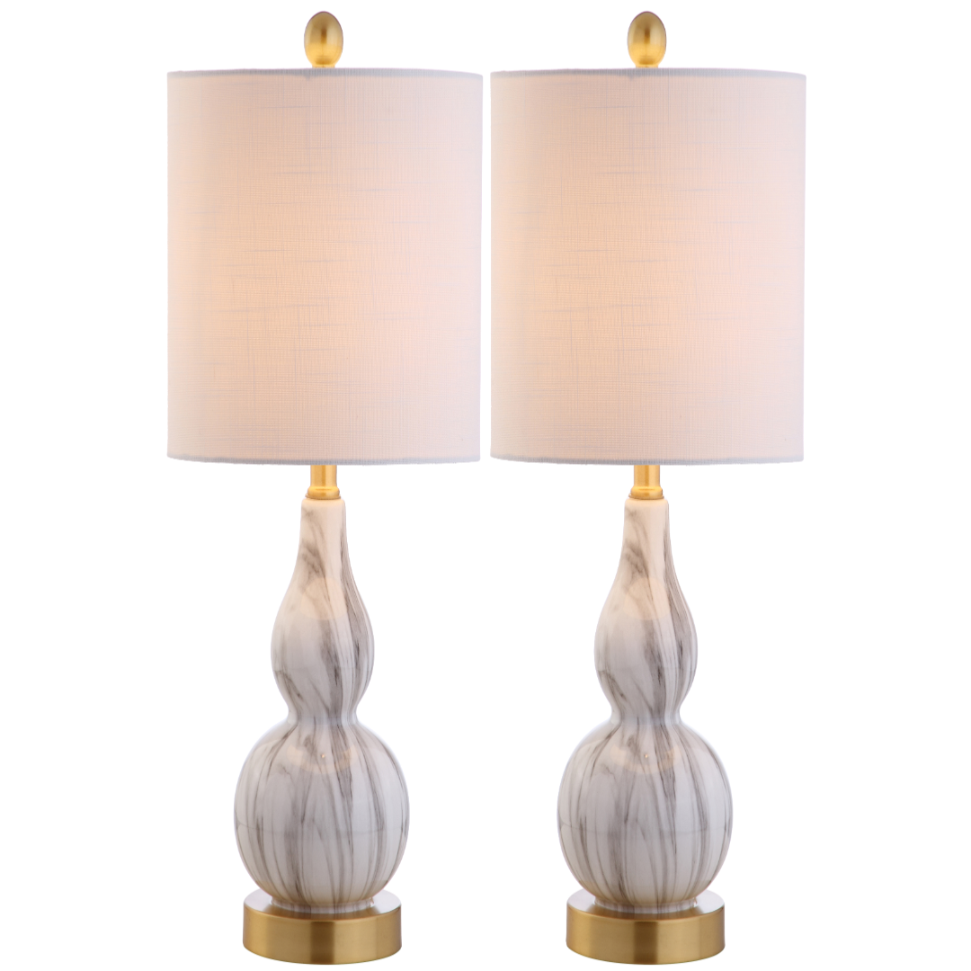 Anya Mini Glass Table Lamp-Set of 2