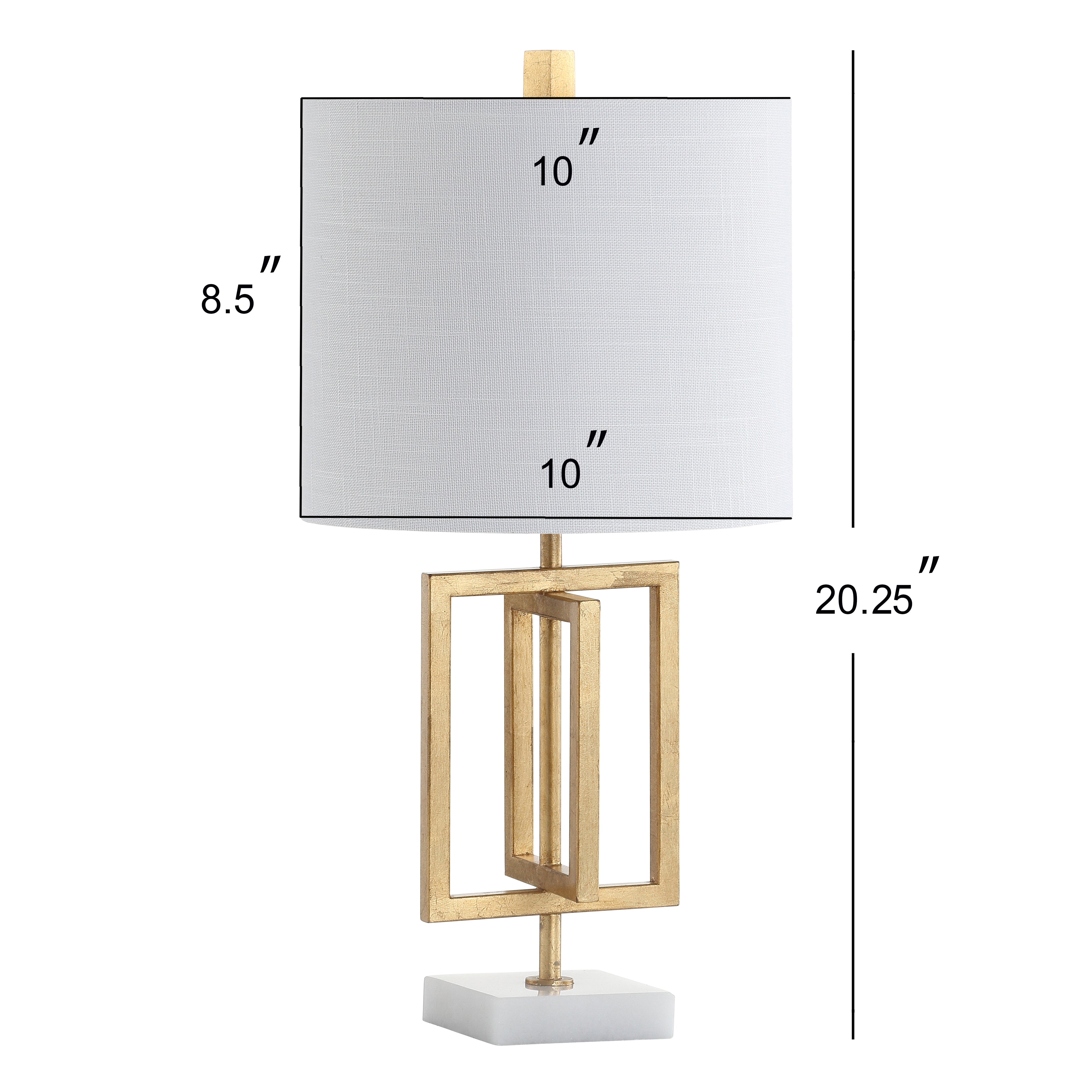 Anya Metal/Marble LED Table Lamp