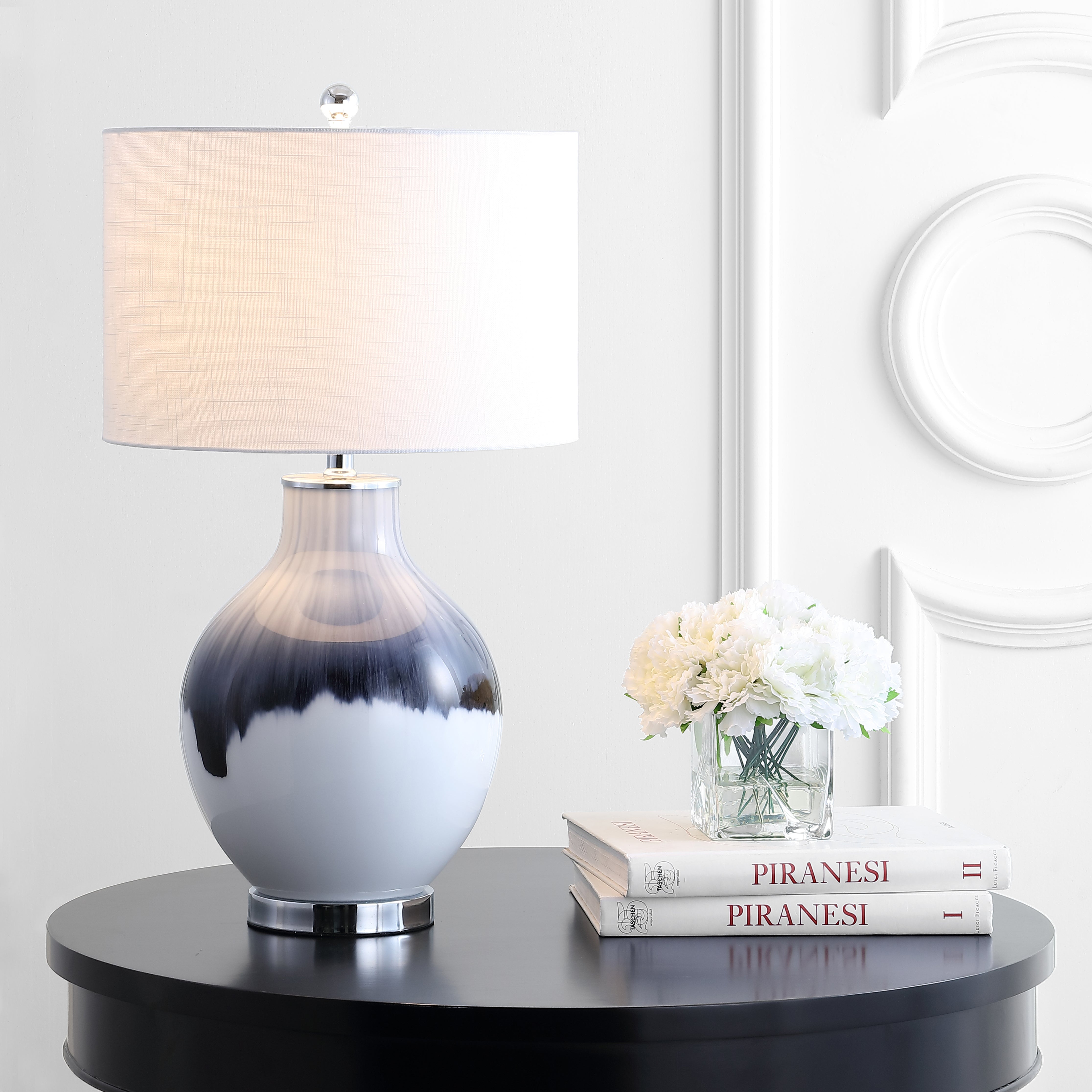 Mia Glass/Metal LED Table Lamp