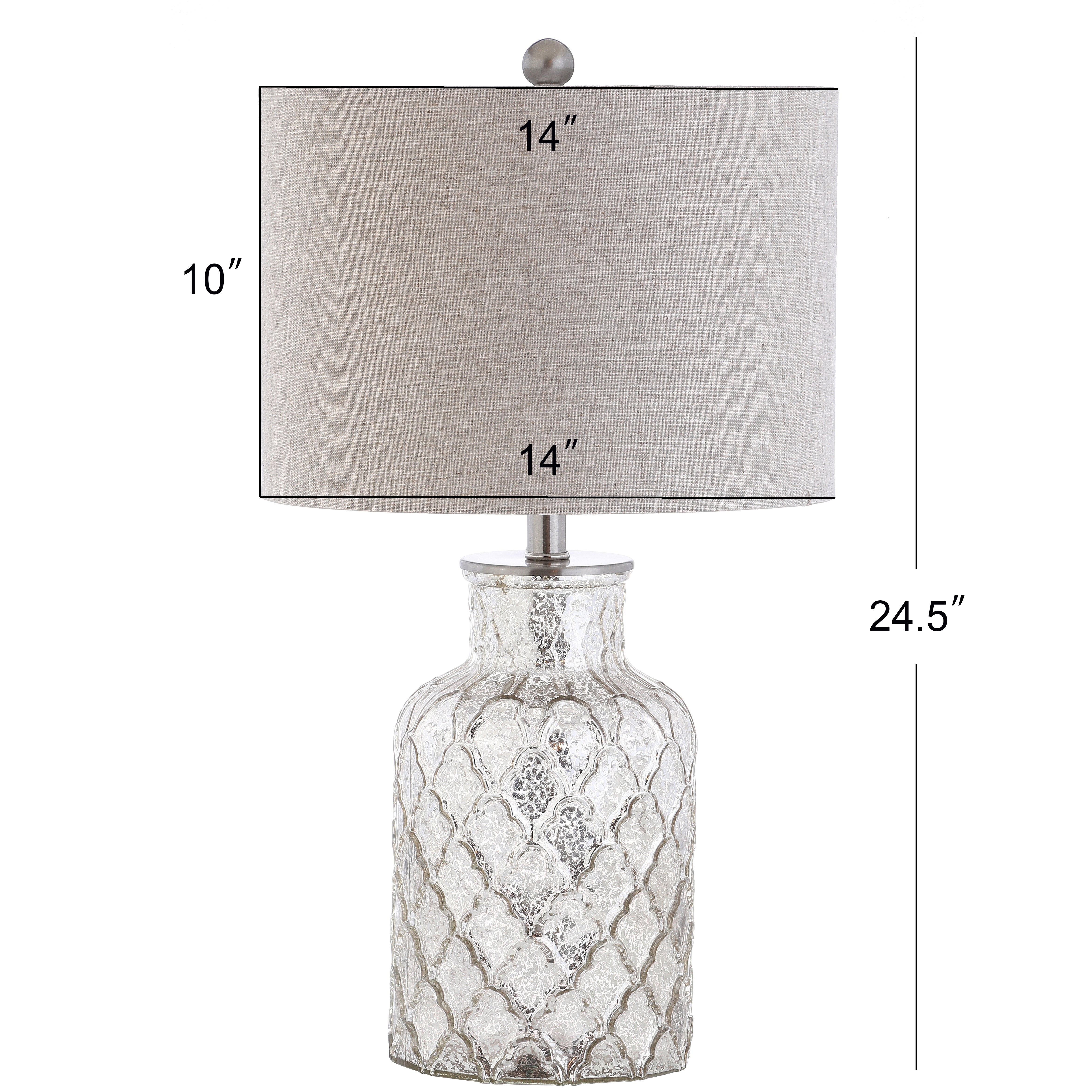 Alvord LED Glass Table Lamp-Set of 2