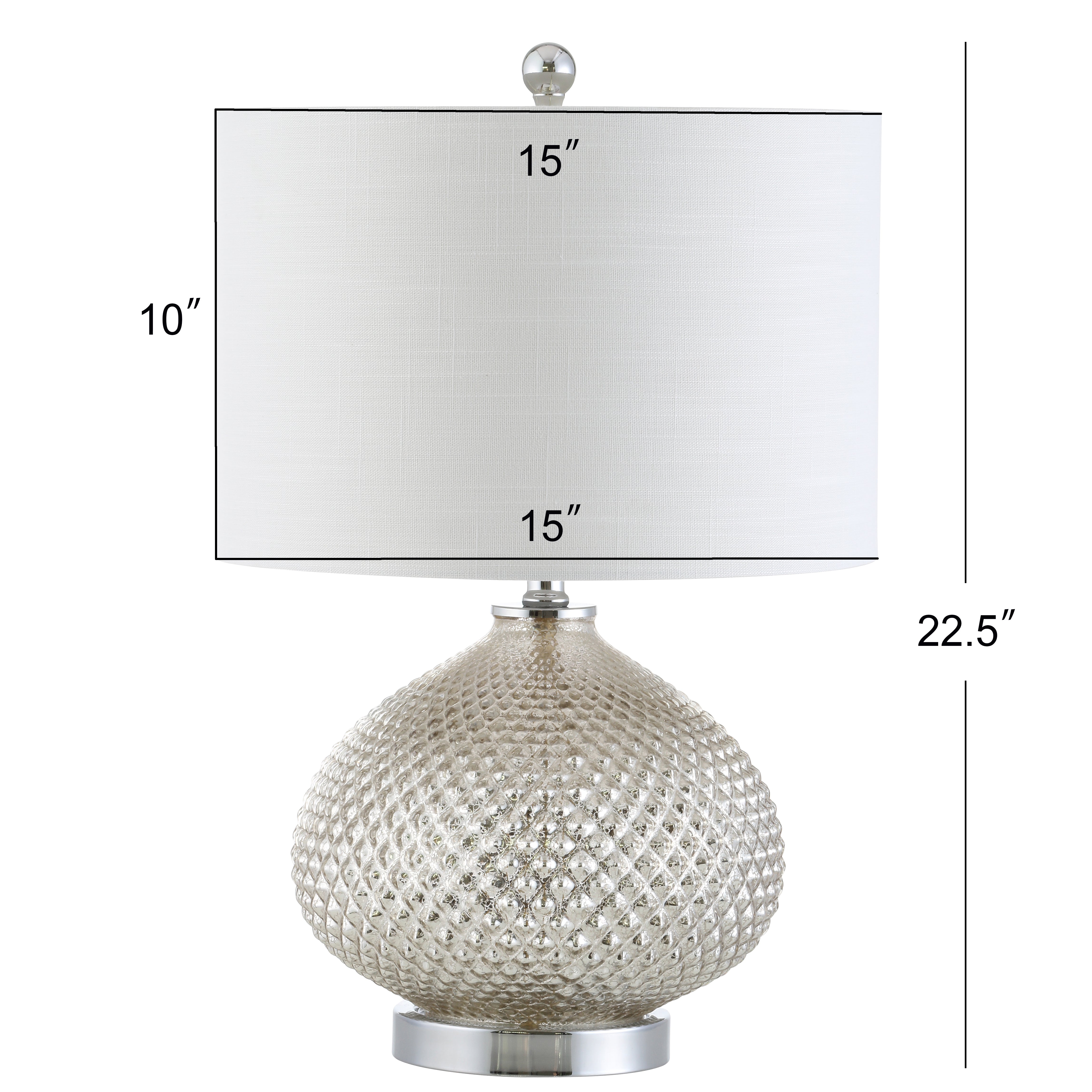 Ames LED Glass Table Lamp