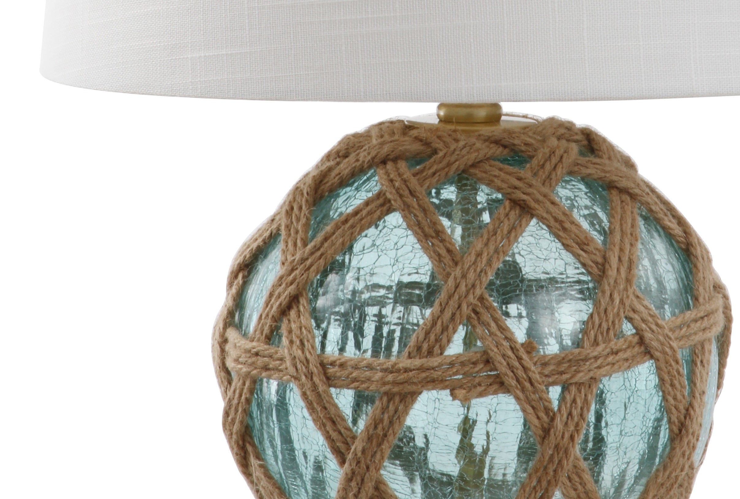 Andrews LED Glass/Rope Table Lamp