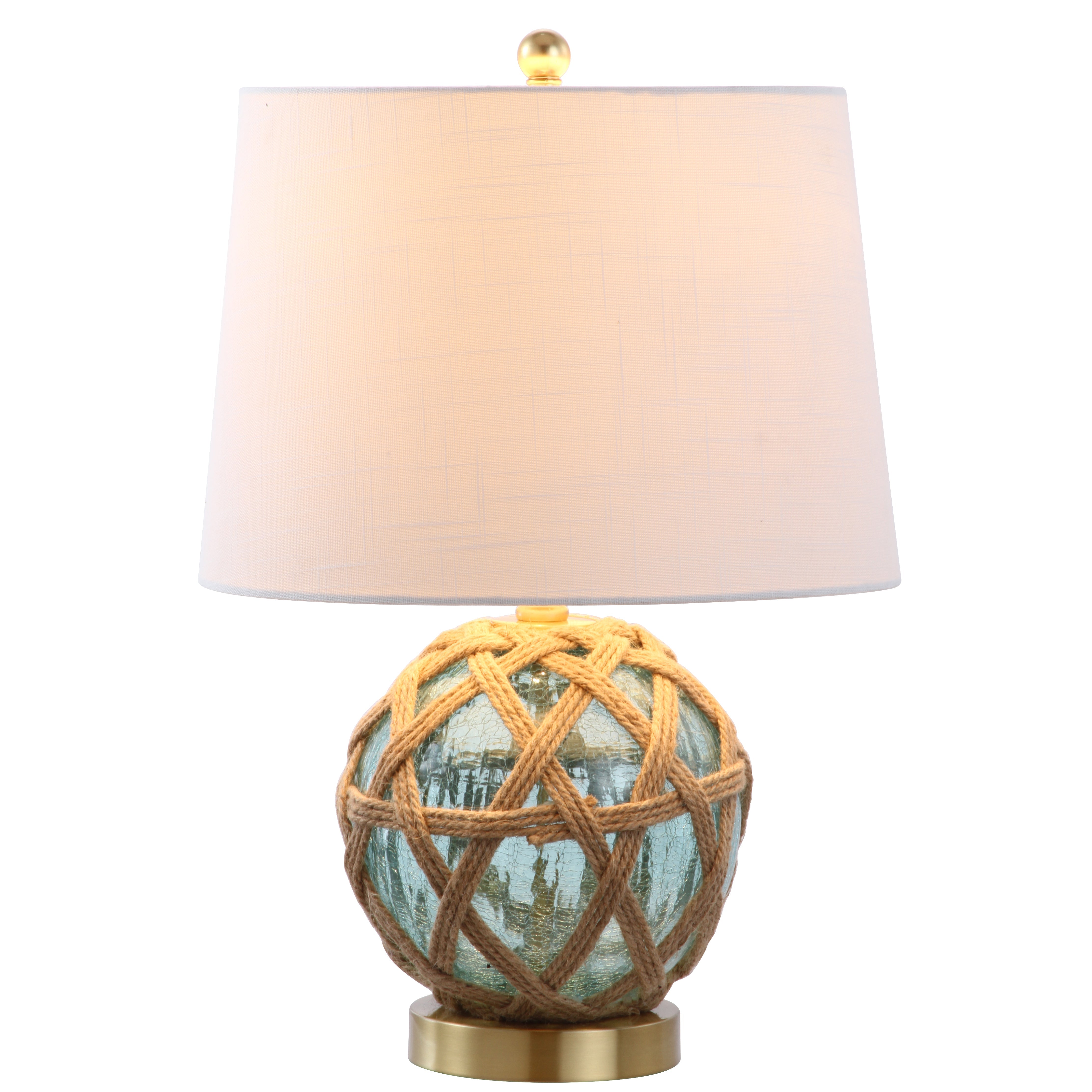 Andrews LED Glass/Rope Table Lamp