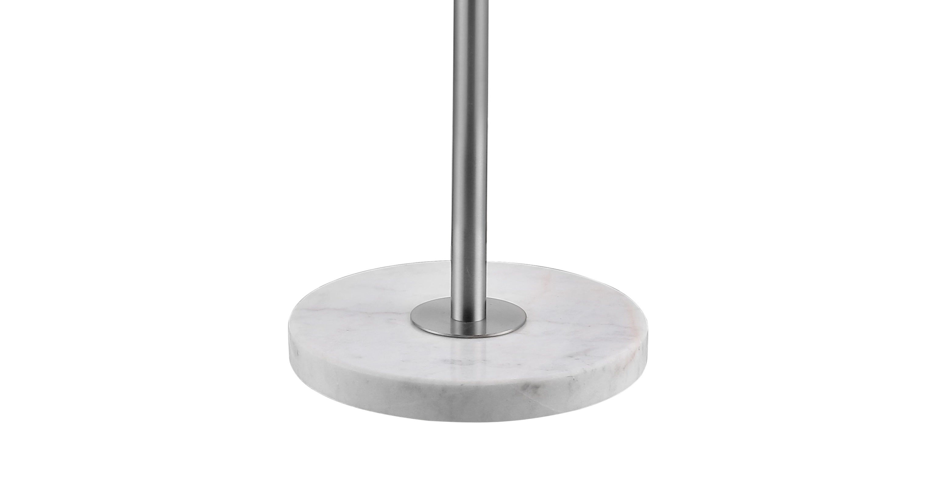 June Adjustable Metal/Marble LED Floor Lamp