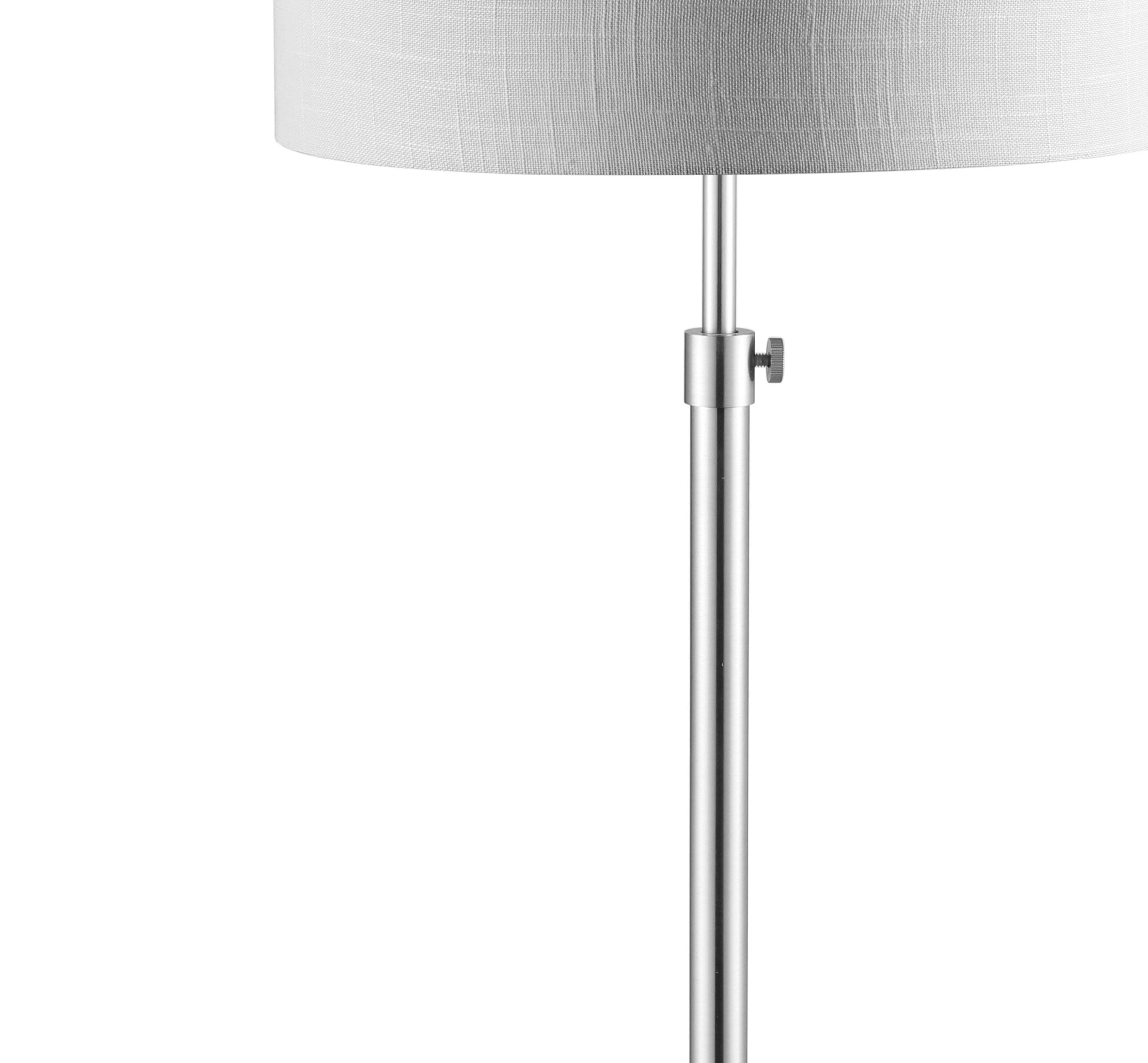 June Adjustable Metal/Marble LED Floor Lamp