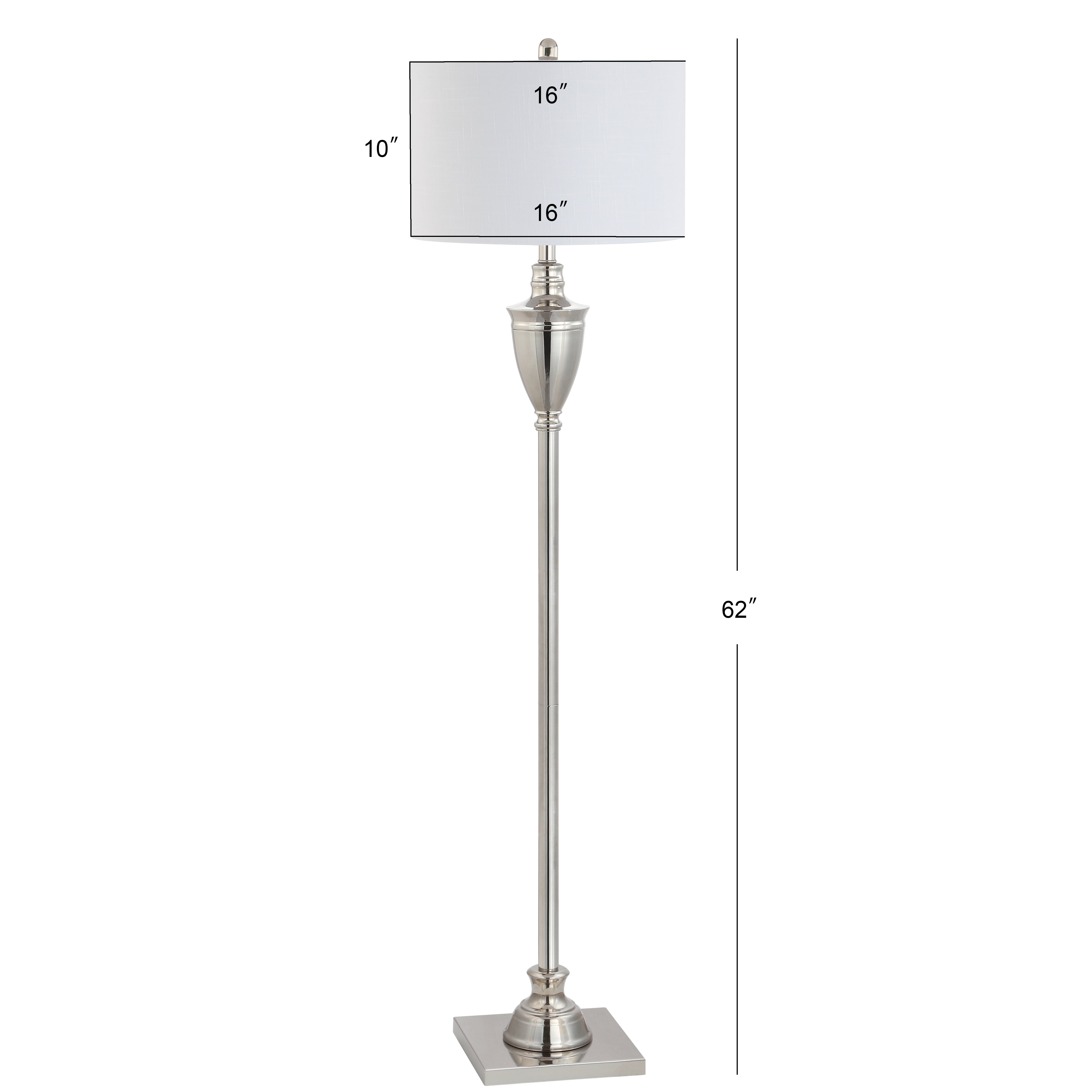 Othello Metal LED Floor Lamp