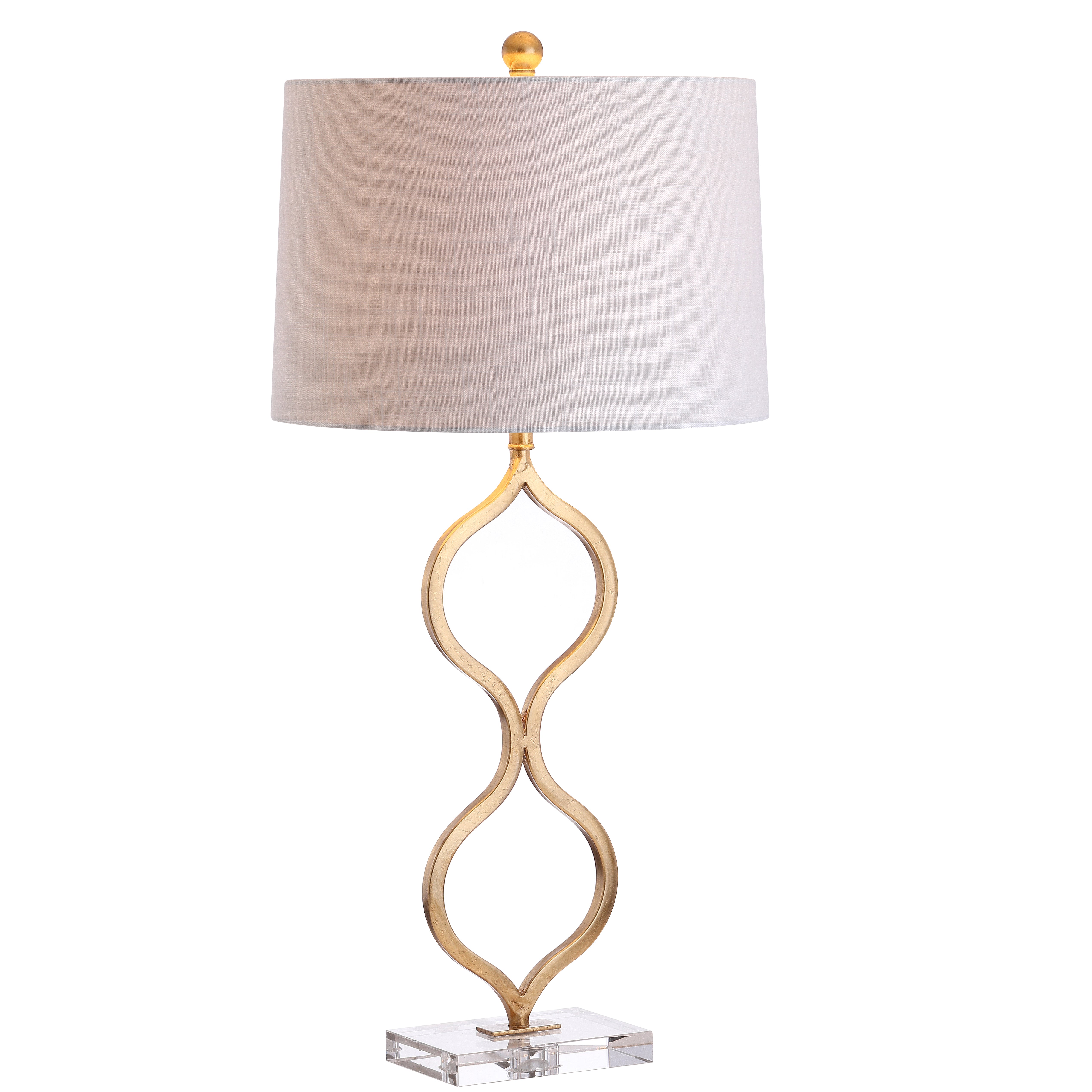 Levi Metal/Crystal LED Table Lamp