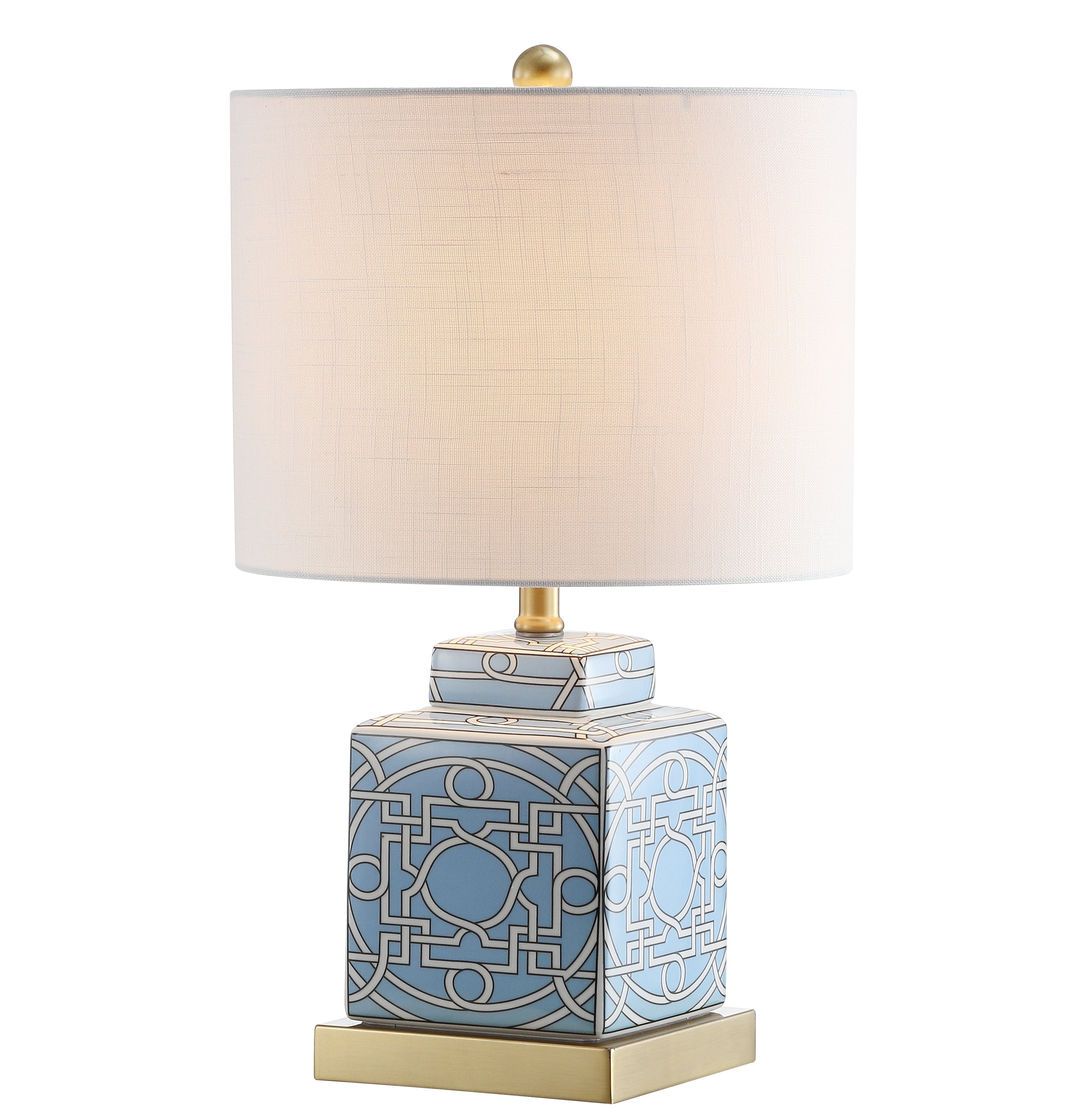 Catherine Ceramic/Metal Ginger Jar LED Table Lamp