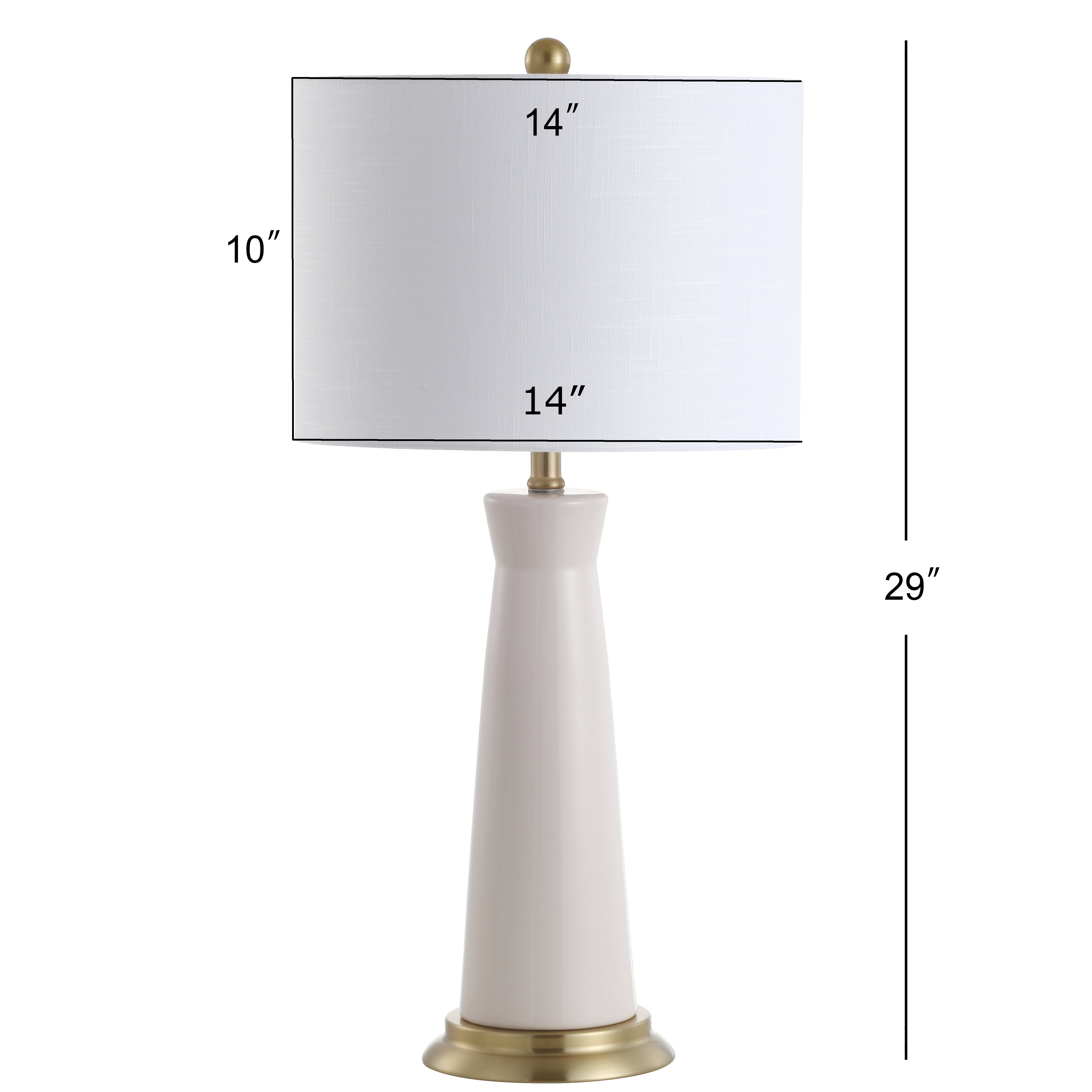 Hartley Ceramic Column LED Table Lamp
