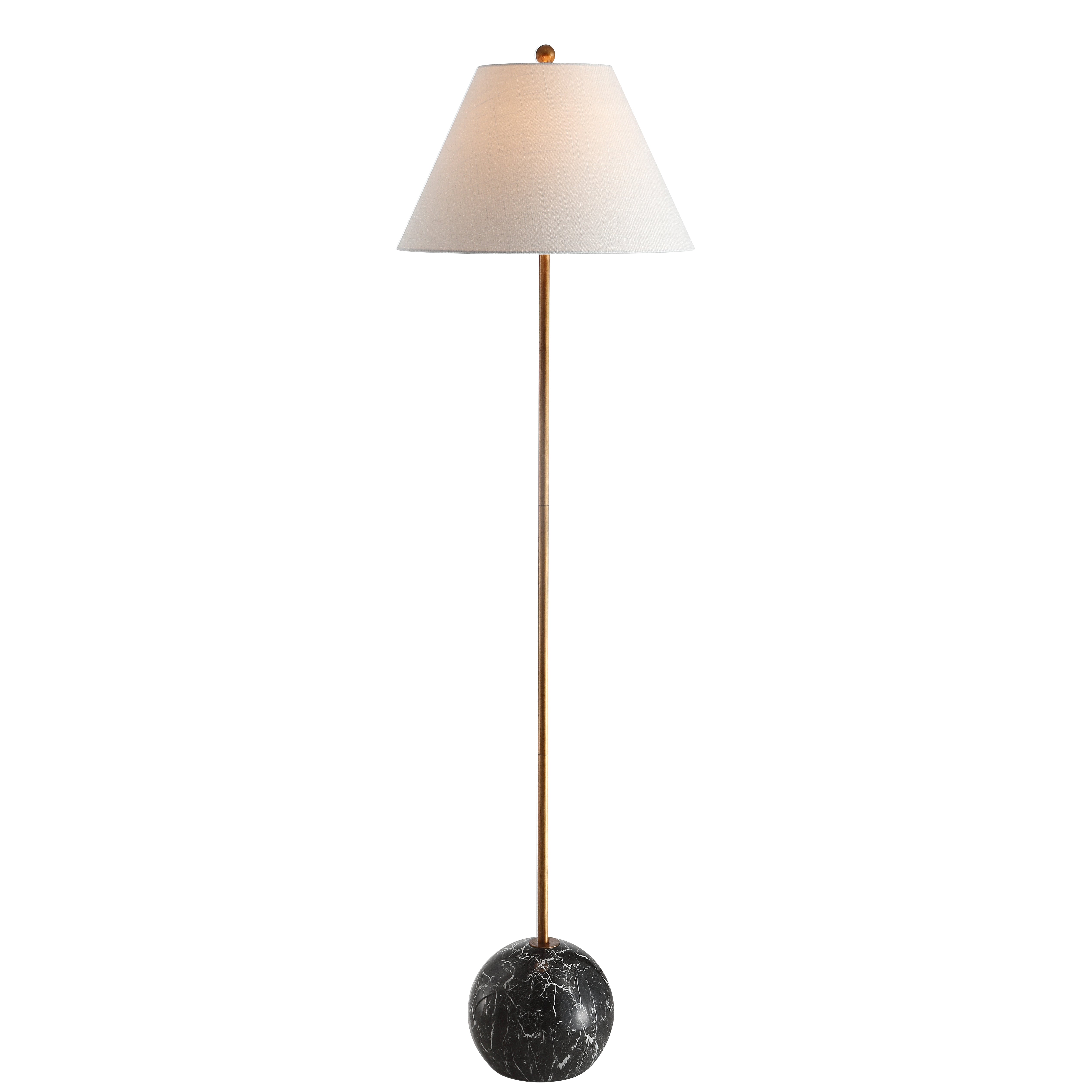 Miami Minimalist Resin/Metal LED Floor Lamp