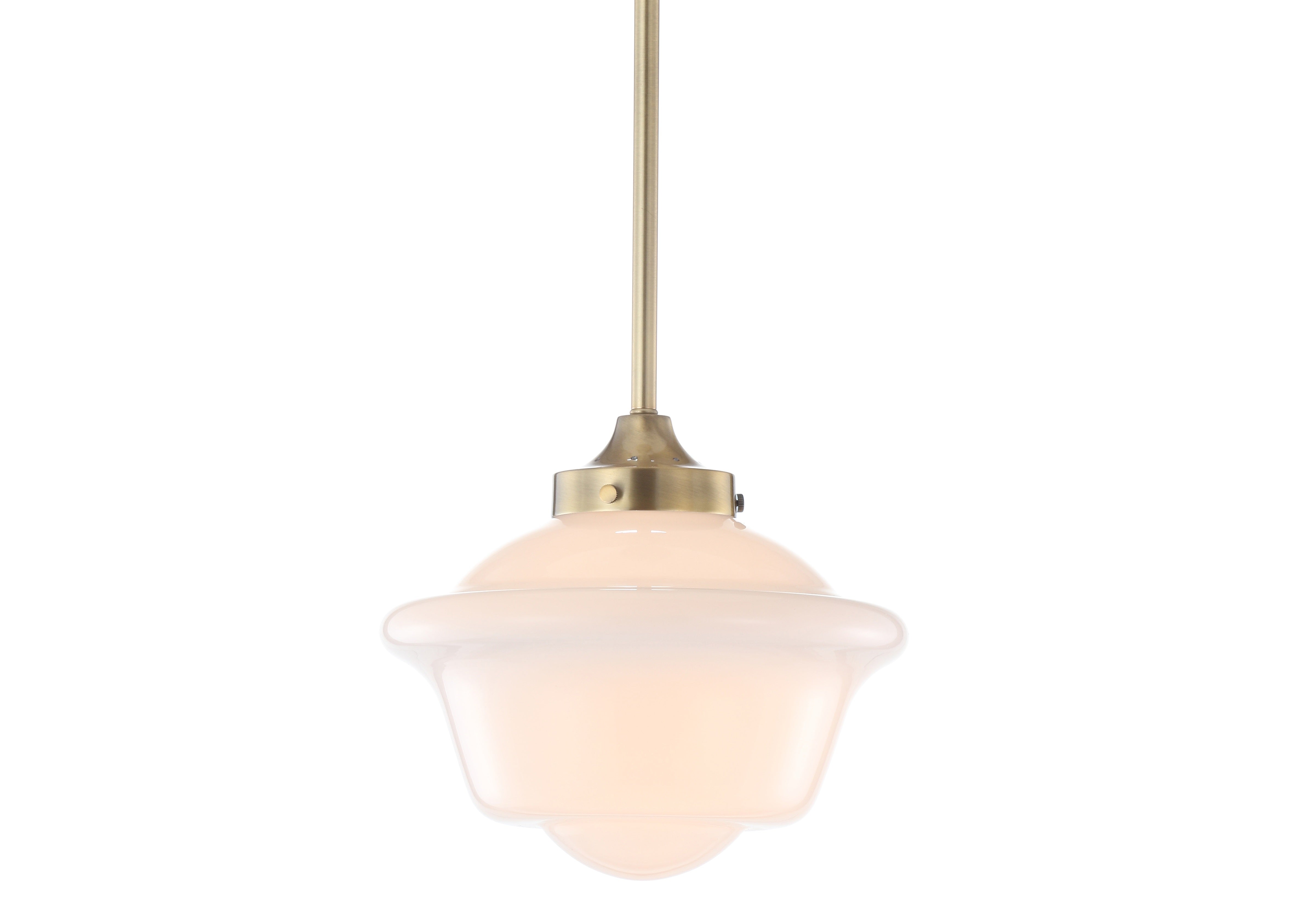 Kurtz Adjustable Drop Metal/Glass LED Pendant