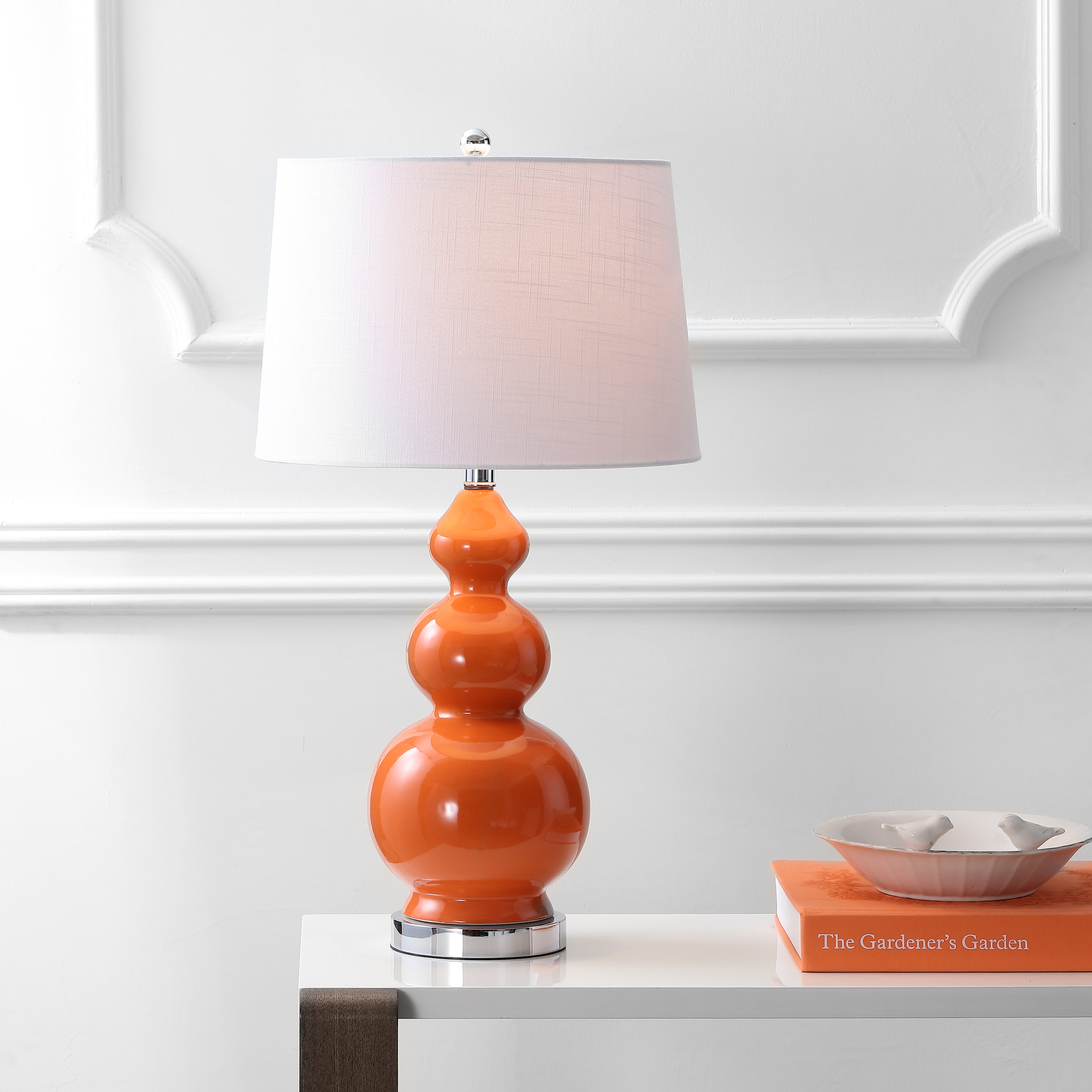 Bowen Contemporary Transitional Ceramic LED Table Lamp