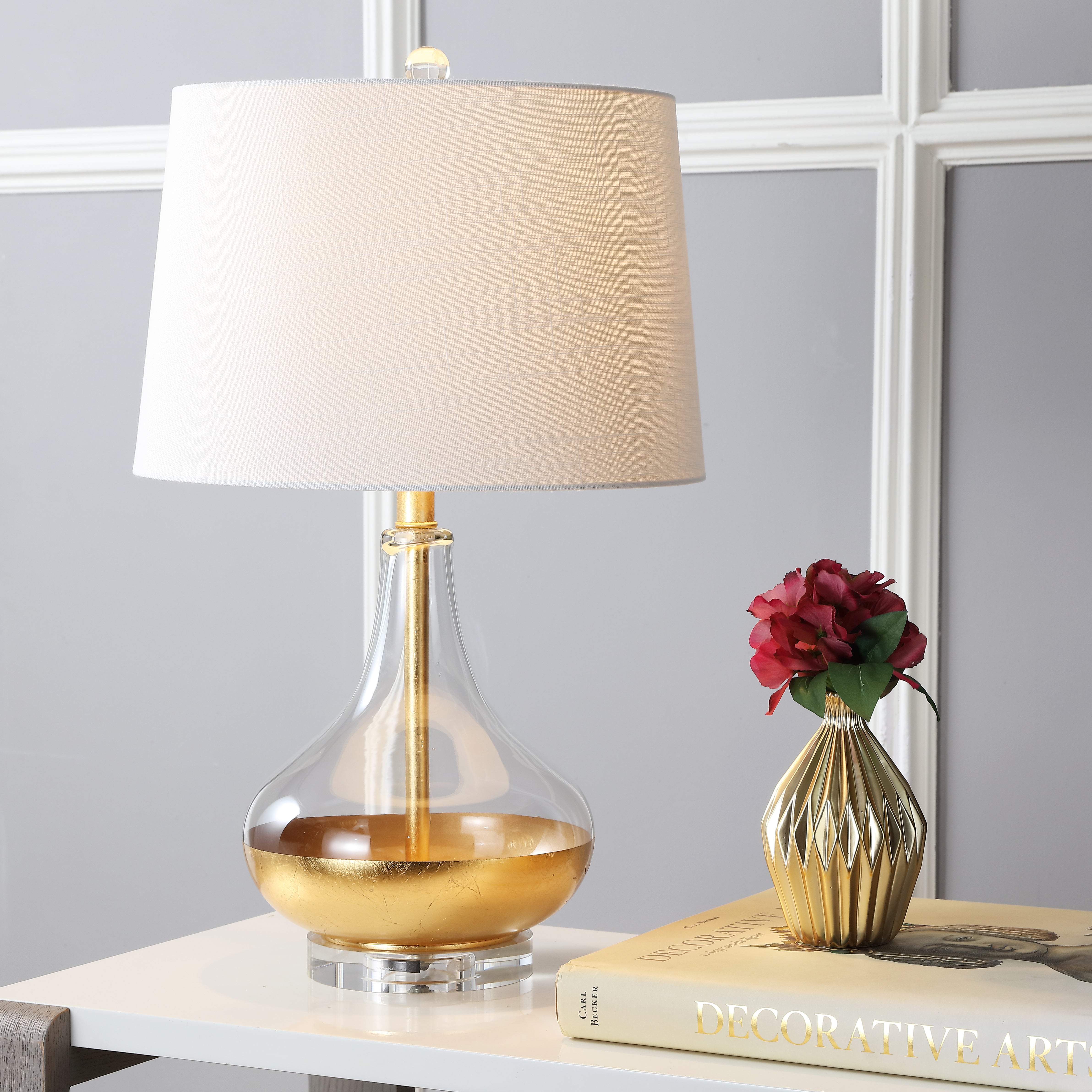 West Glass LED Table Lamp