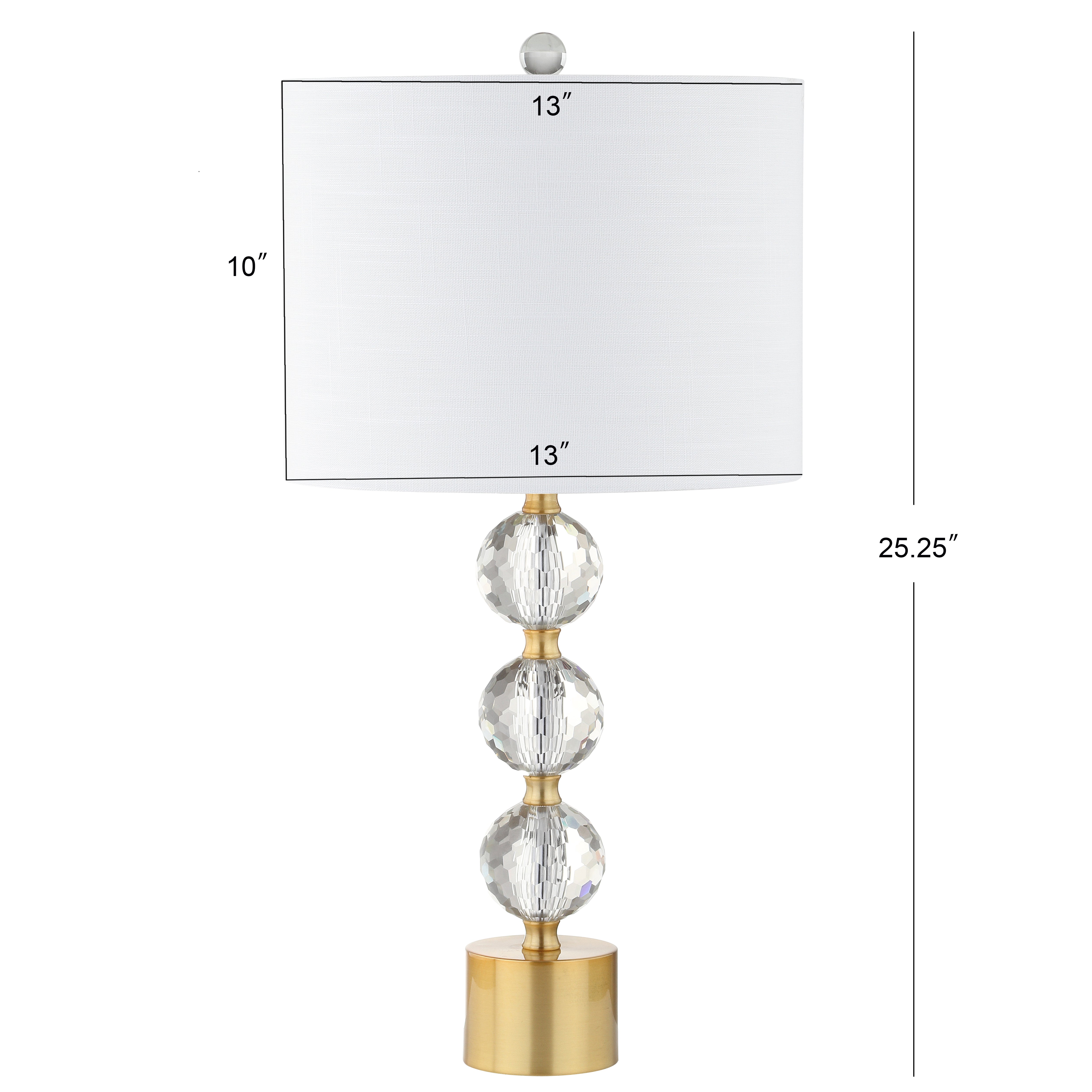 Ashley Crystal LED Table Lamp