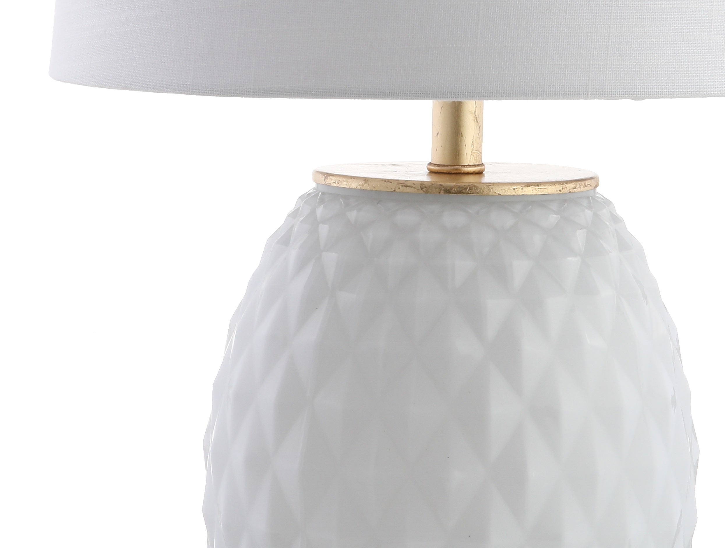 Diamond LED Glass/Metal Table Lamp