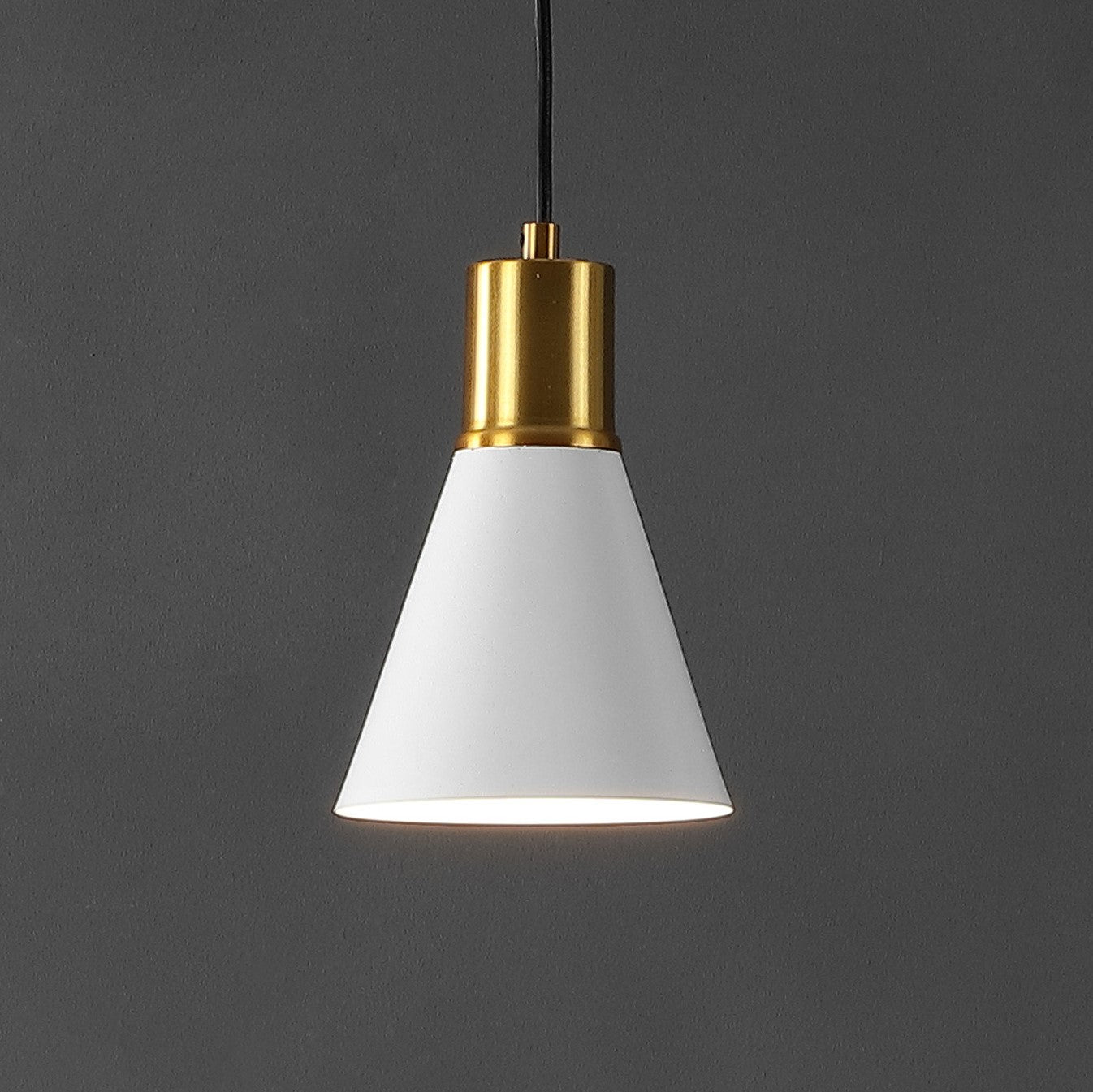 Apollo 1-Light Mid-Century Modern Iron LED Pendant