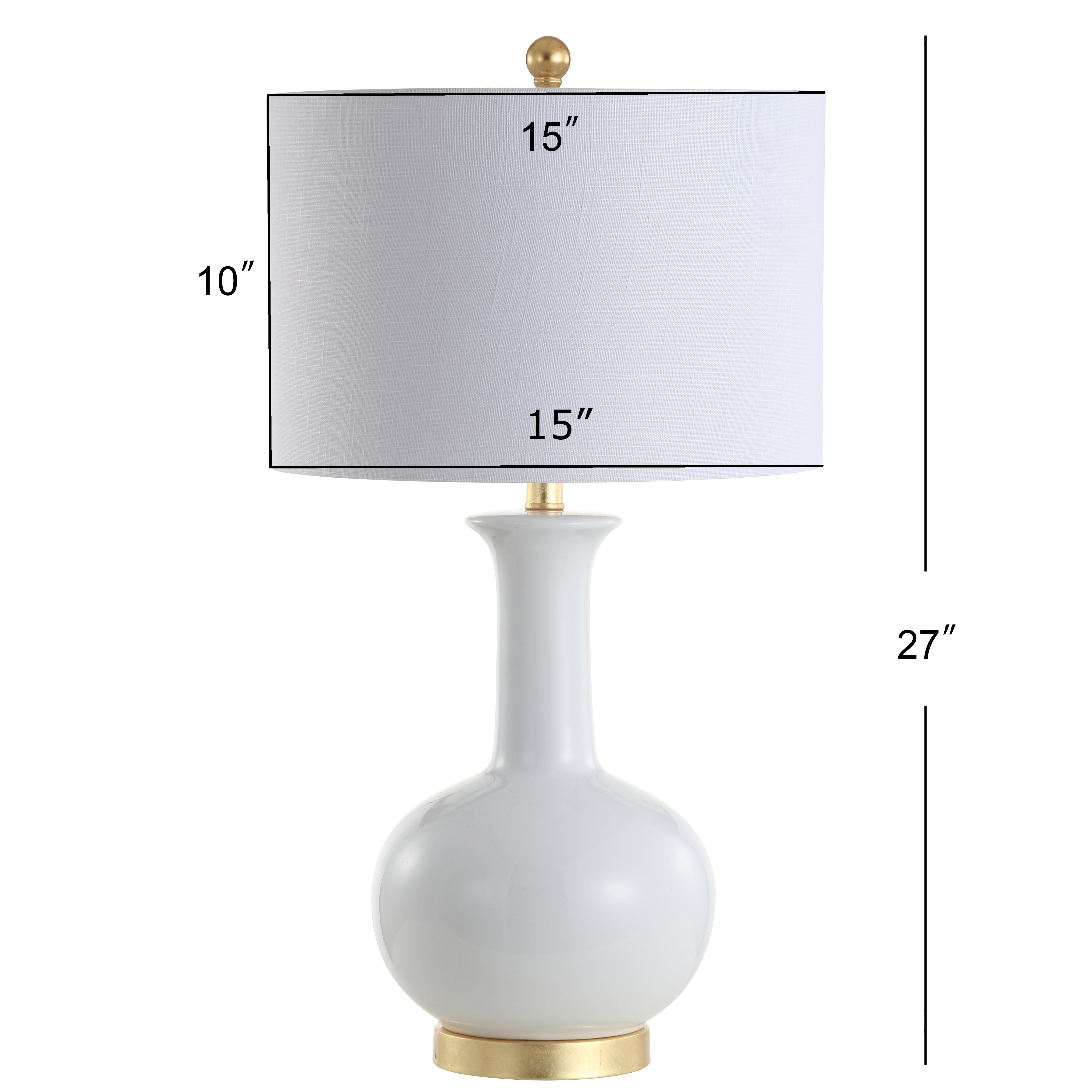 Brussels Ceramic/Metal LED Table Lamp