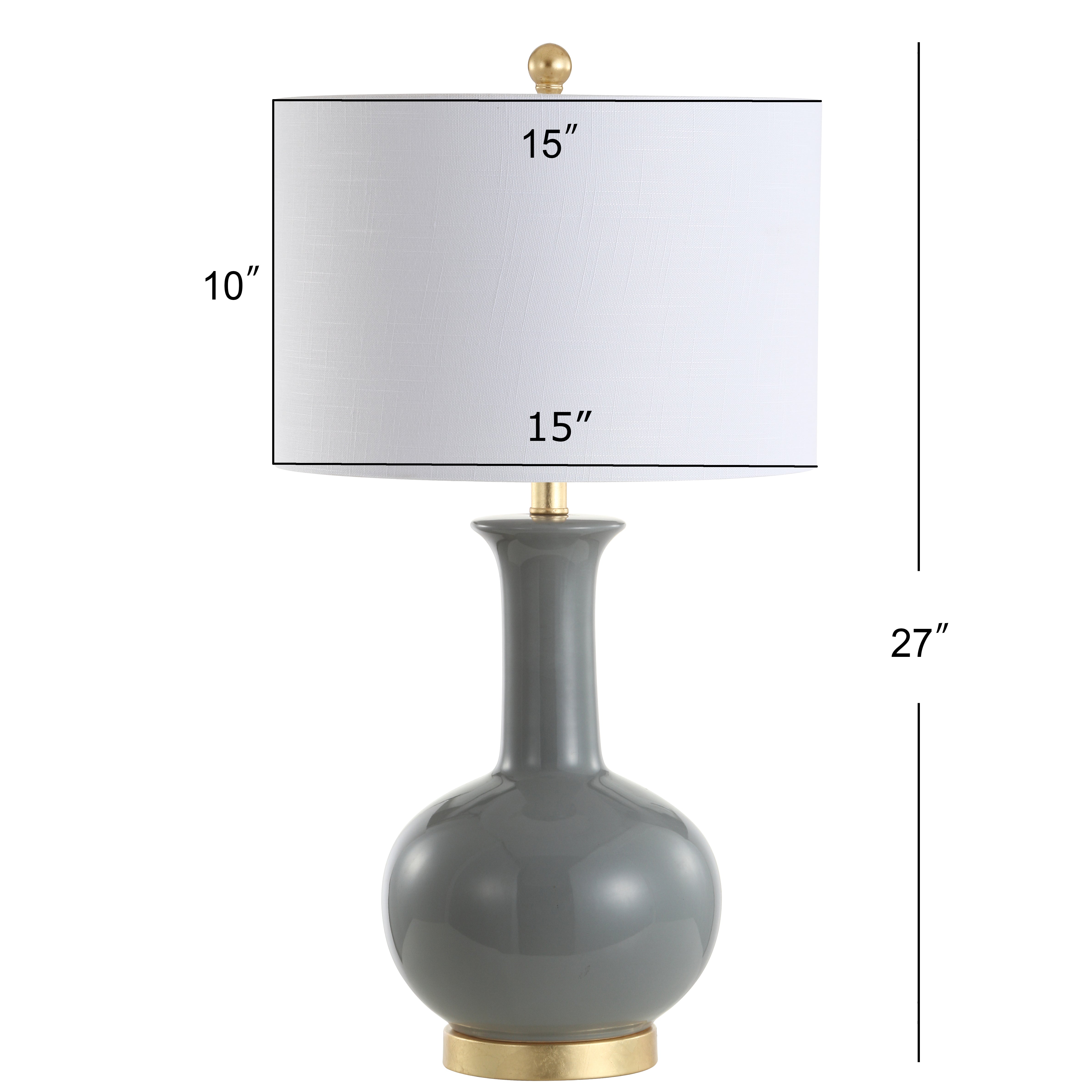 Brussels Ceramic/Metal LED Table Lamp