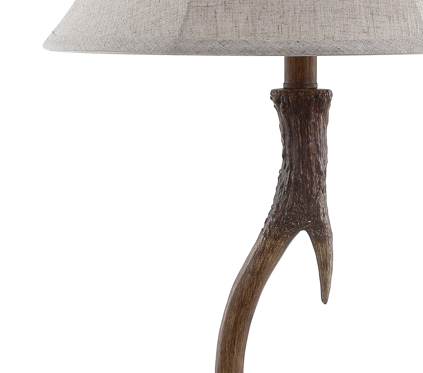 Antler Rustic Resin LED Table Lamp