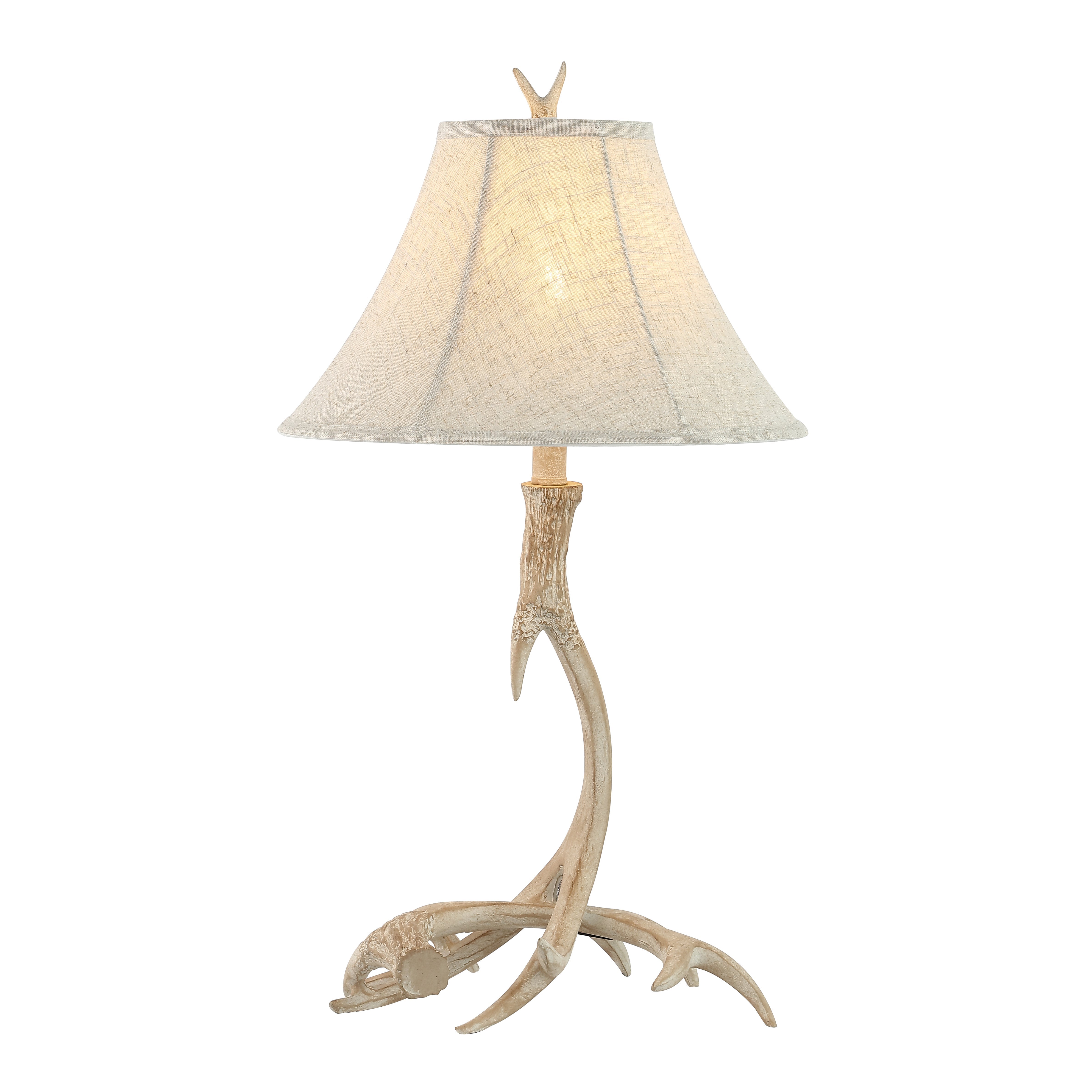 Antler Rustic Resin LED Table Lamp