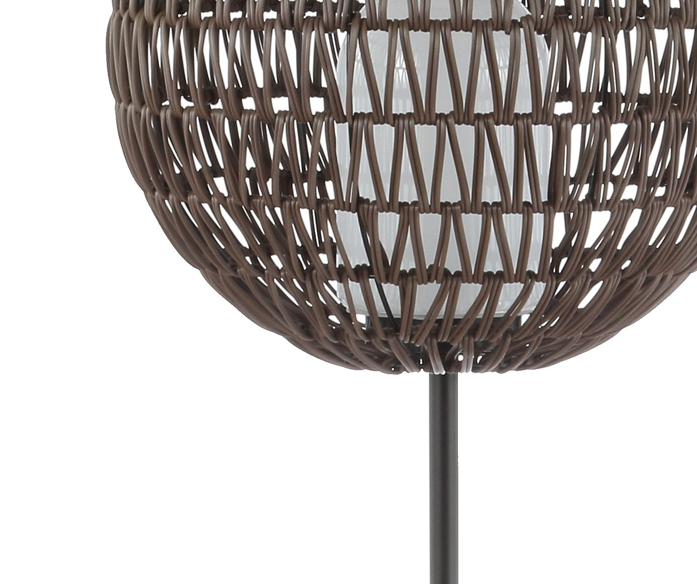 Bea Outdoor Woven Globe LED Floor Lamp