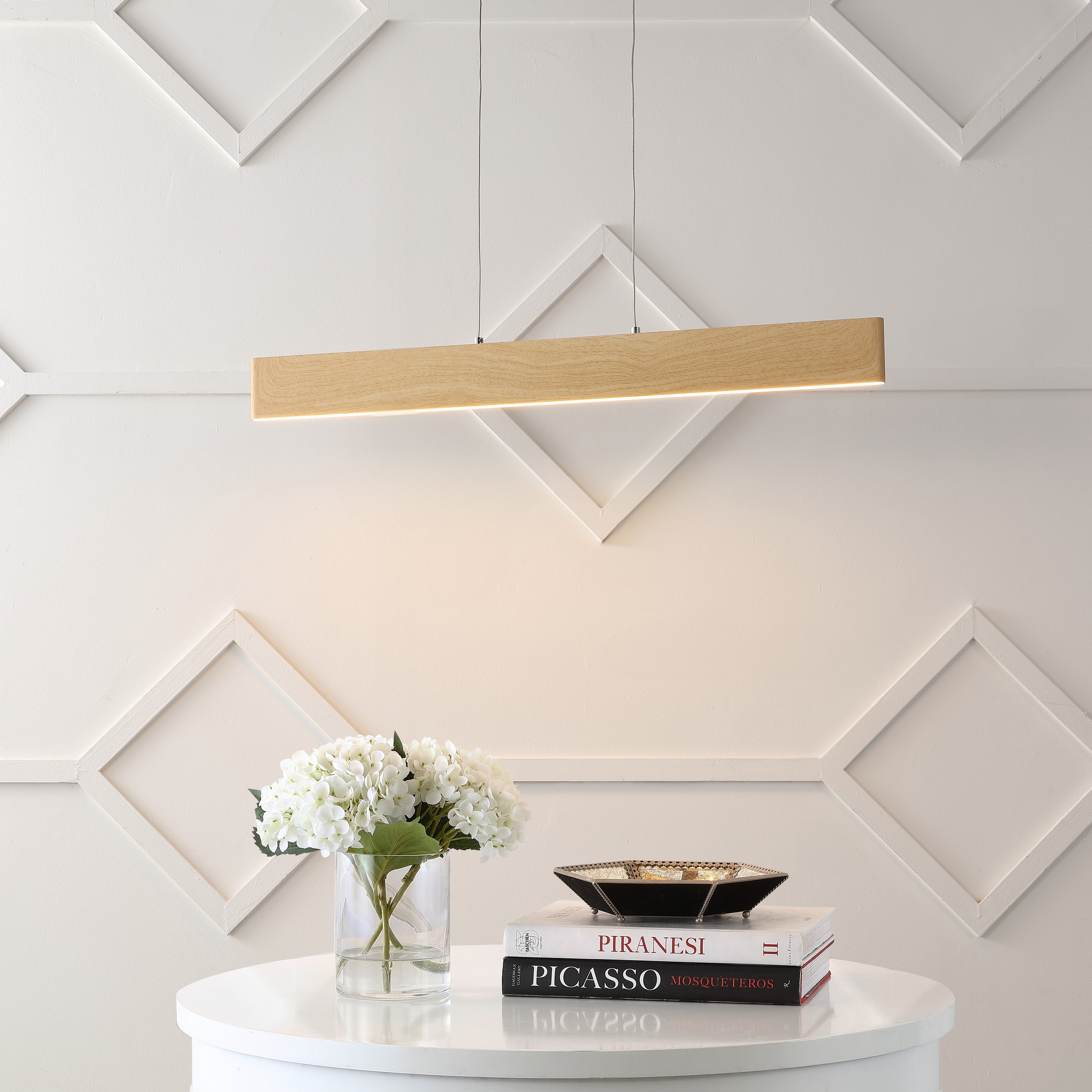 Draper Adjustable Integrated LED Metal Linear Pendant