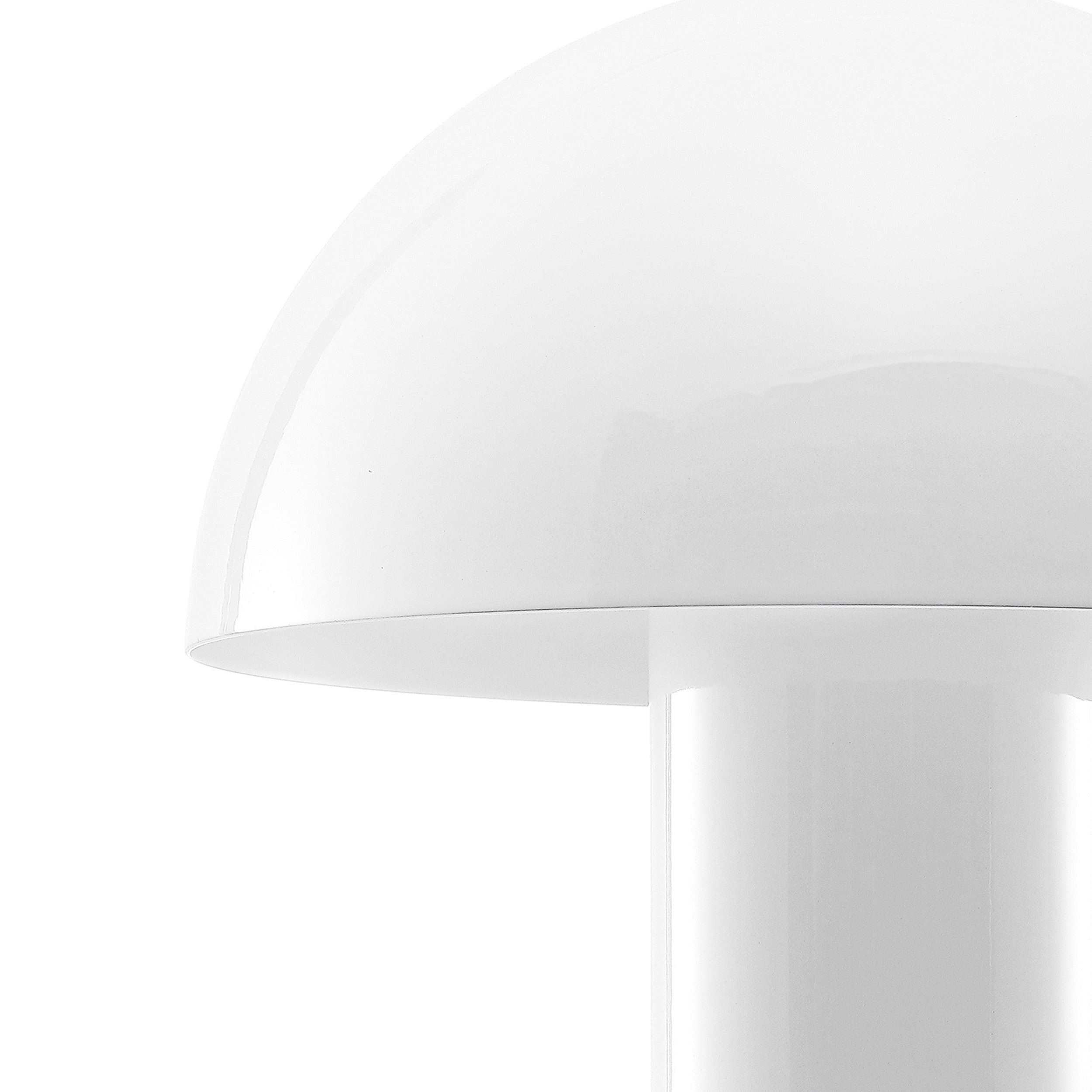 Boletus Contemporary Bohemian Rechargeable/Cordless Iron Integrated Portable LED Mushroom Table Lamp