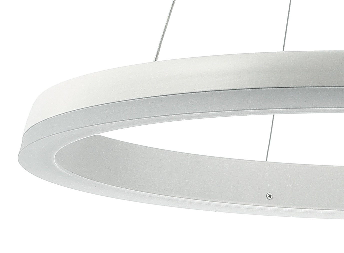 Baxter 1-Light Modern Contemporary Aluminum Integrated LED Hoop Pendant