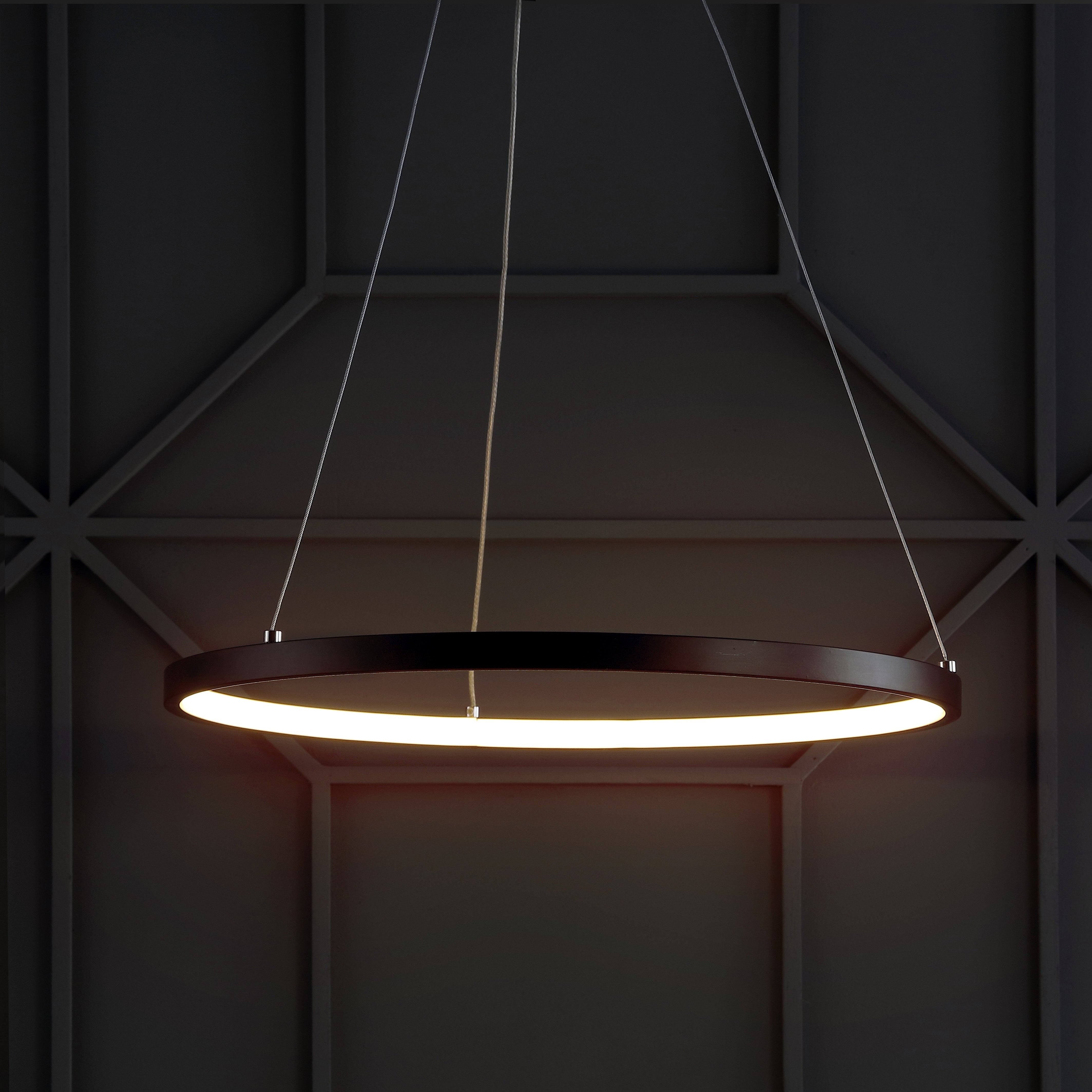 Bradley Round Integrated LED Metal Pendant