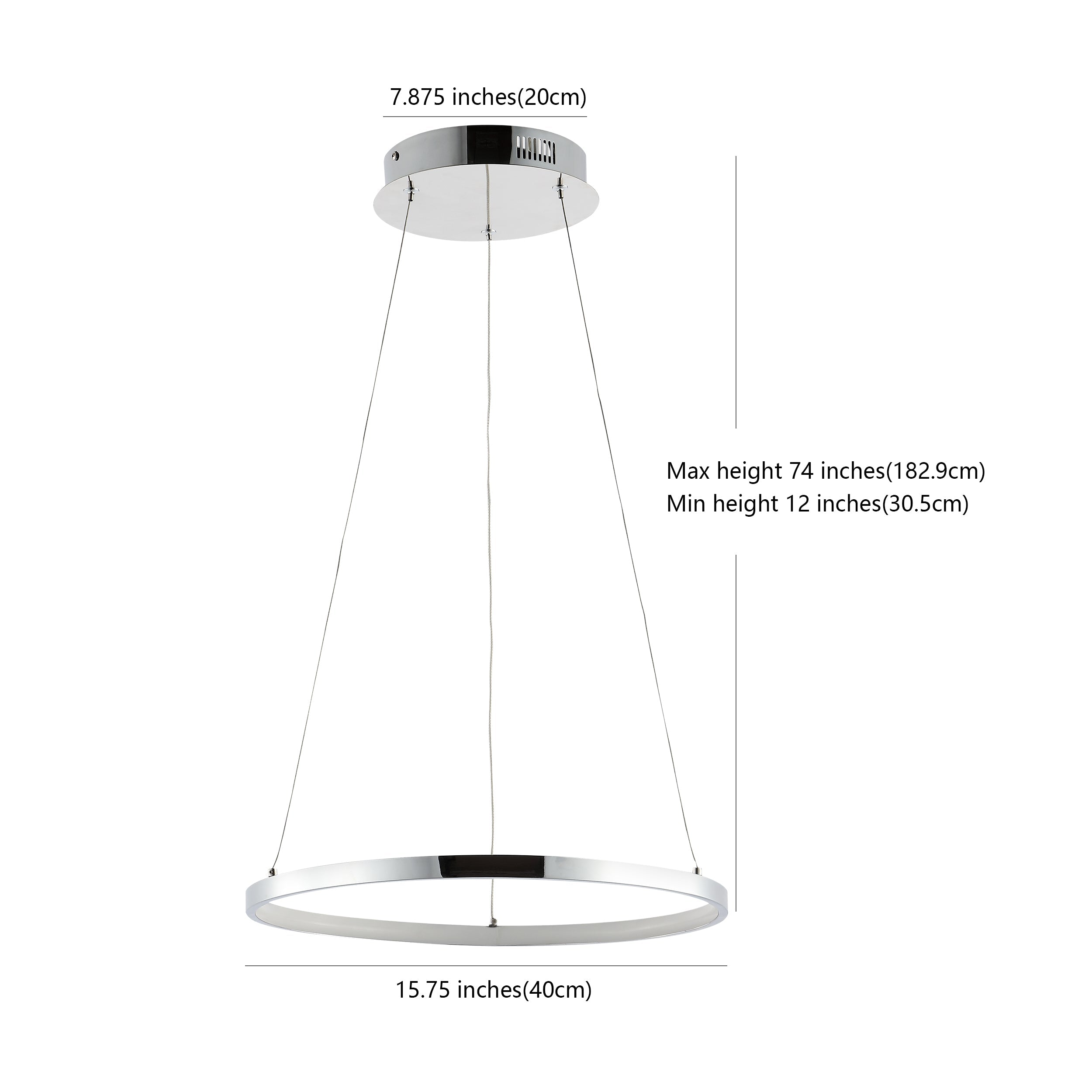 Bradley 1-Light Modern Contemporary Metal Round Integrated LED Pendant